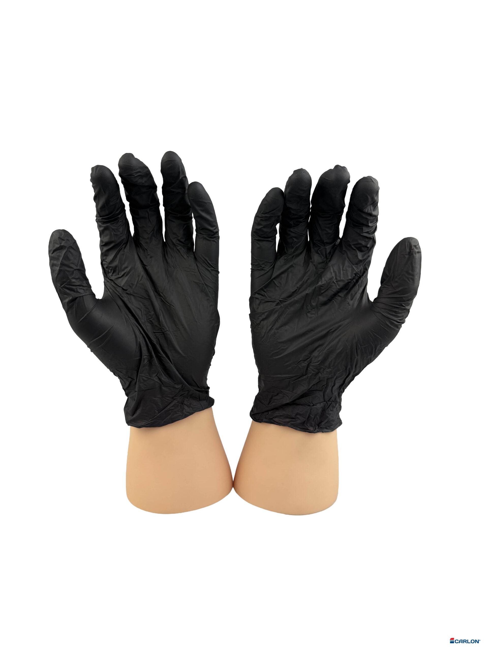 Handschoen Nitril S/7 black (100st)
