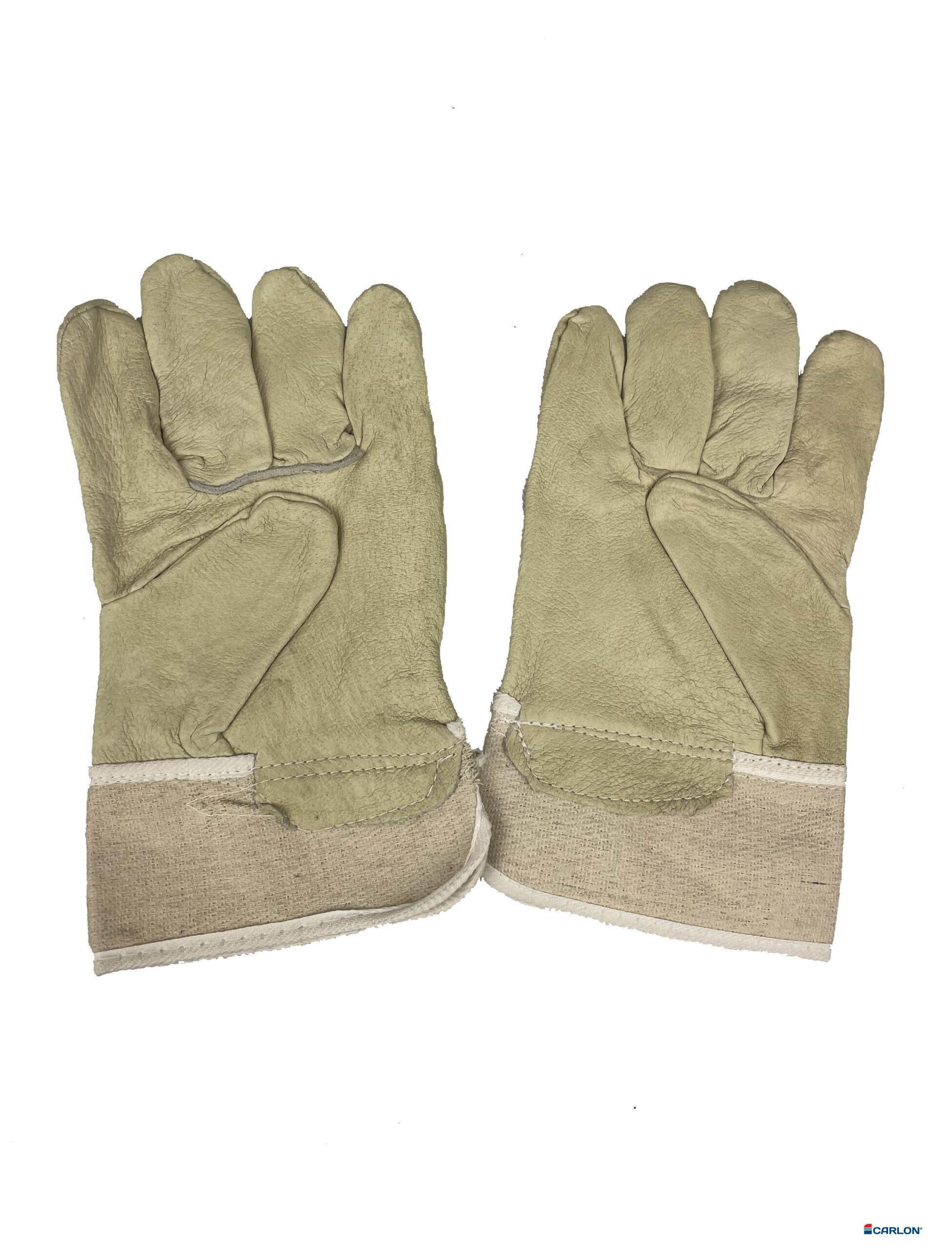 Handschoen varkensnerf gevoerd