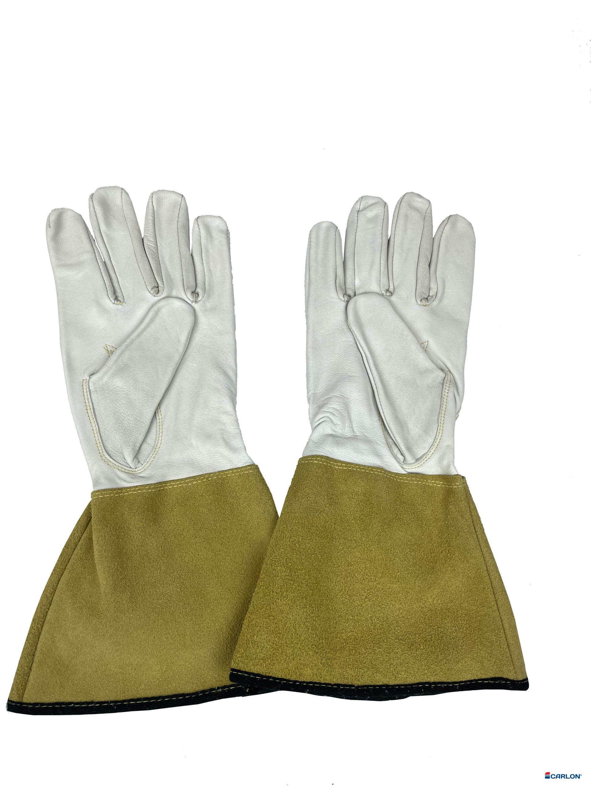 Lashandschoen geitenleder 15cm kap M/8