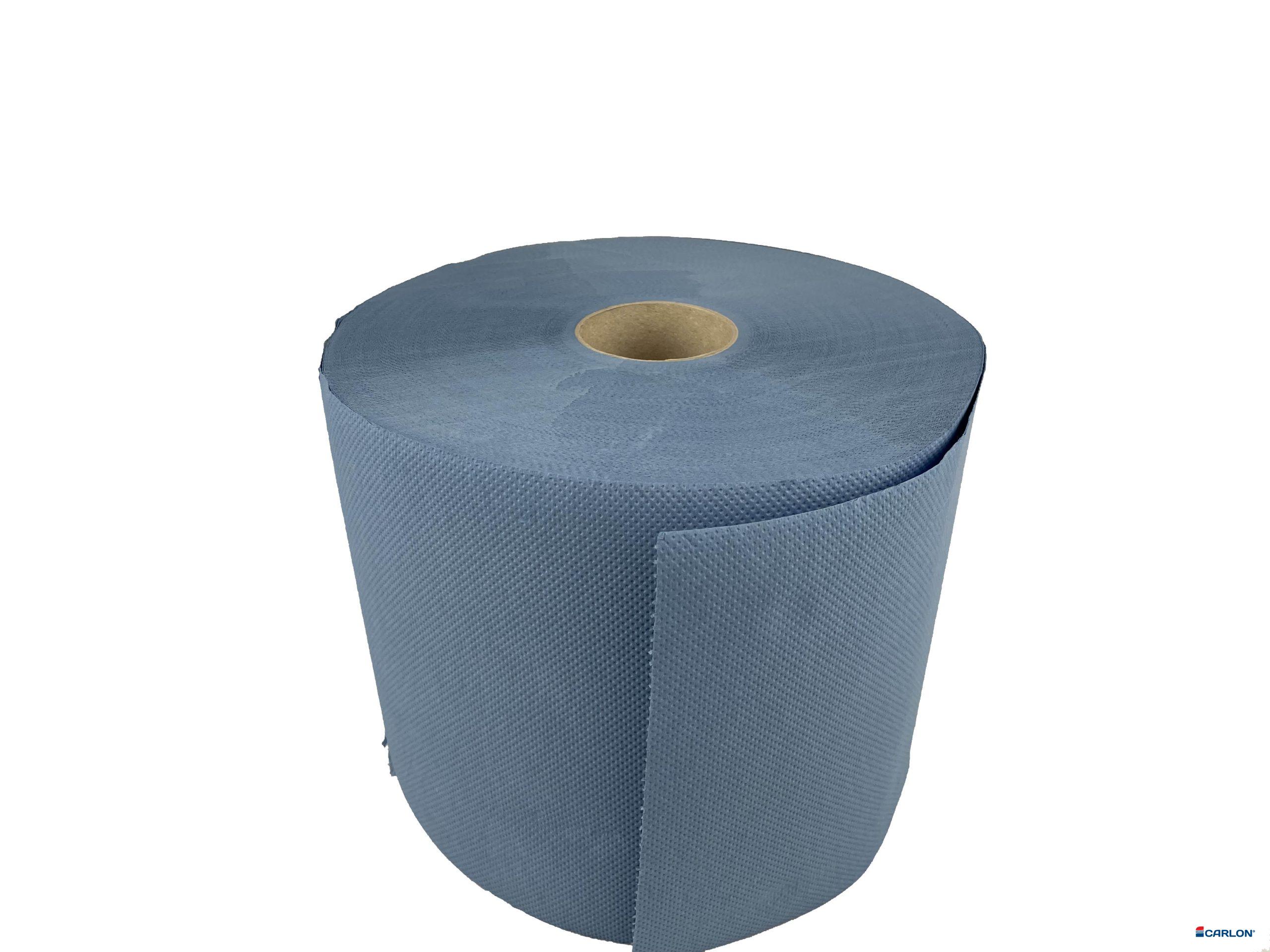 Poetspapier Sweeper Maxirol 3-laags blauw 30cmx190m (2st)