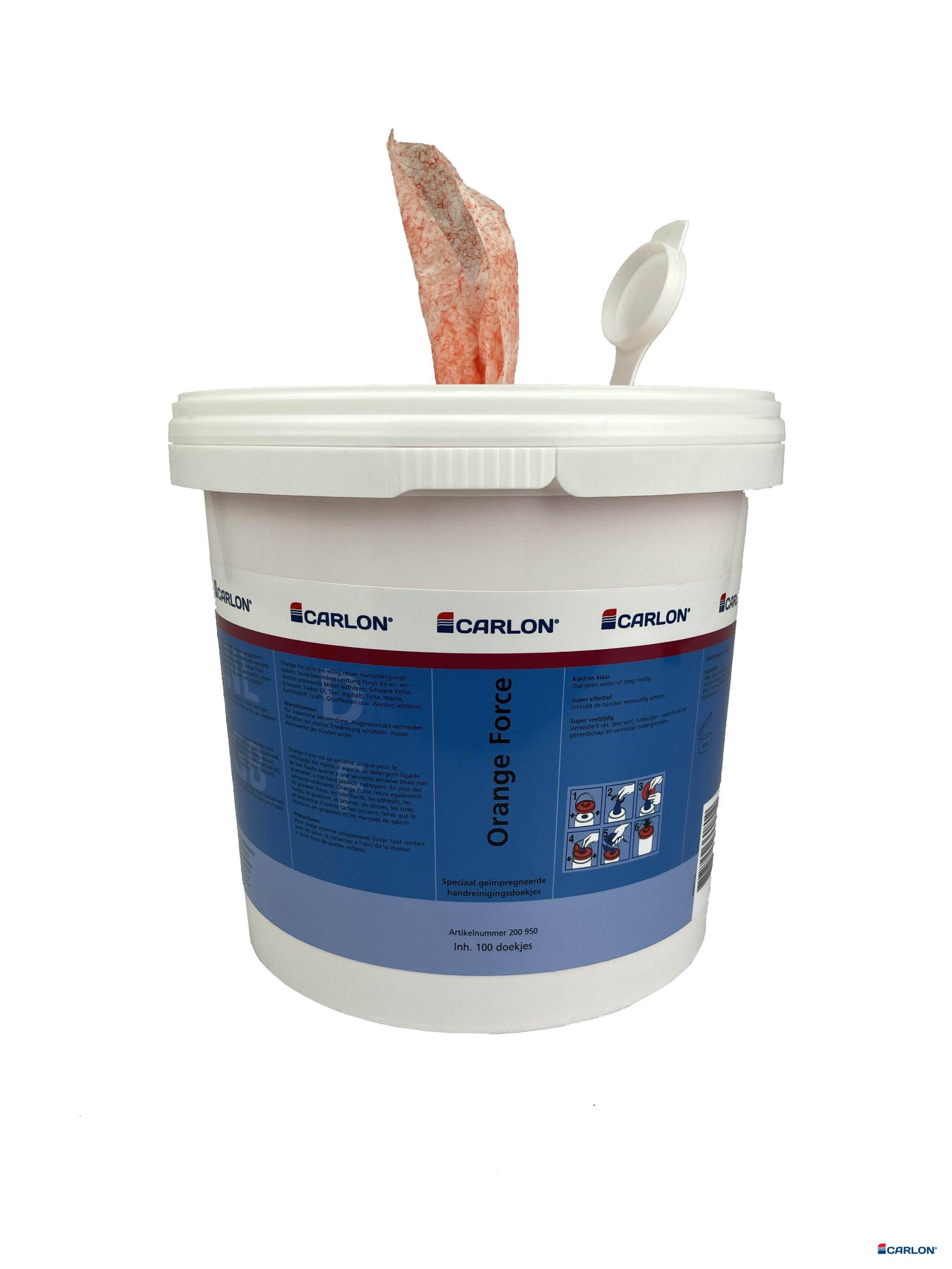 Handreinigingsdoekjes Orange Force - Afbeelding 2