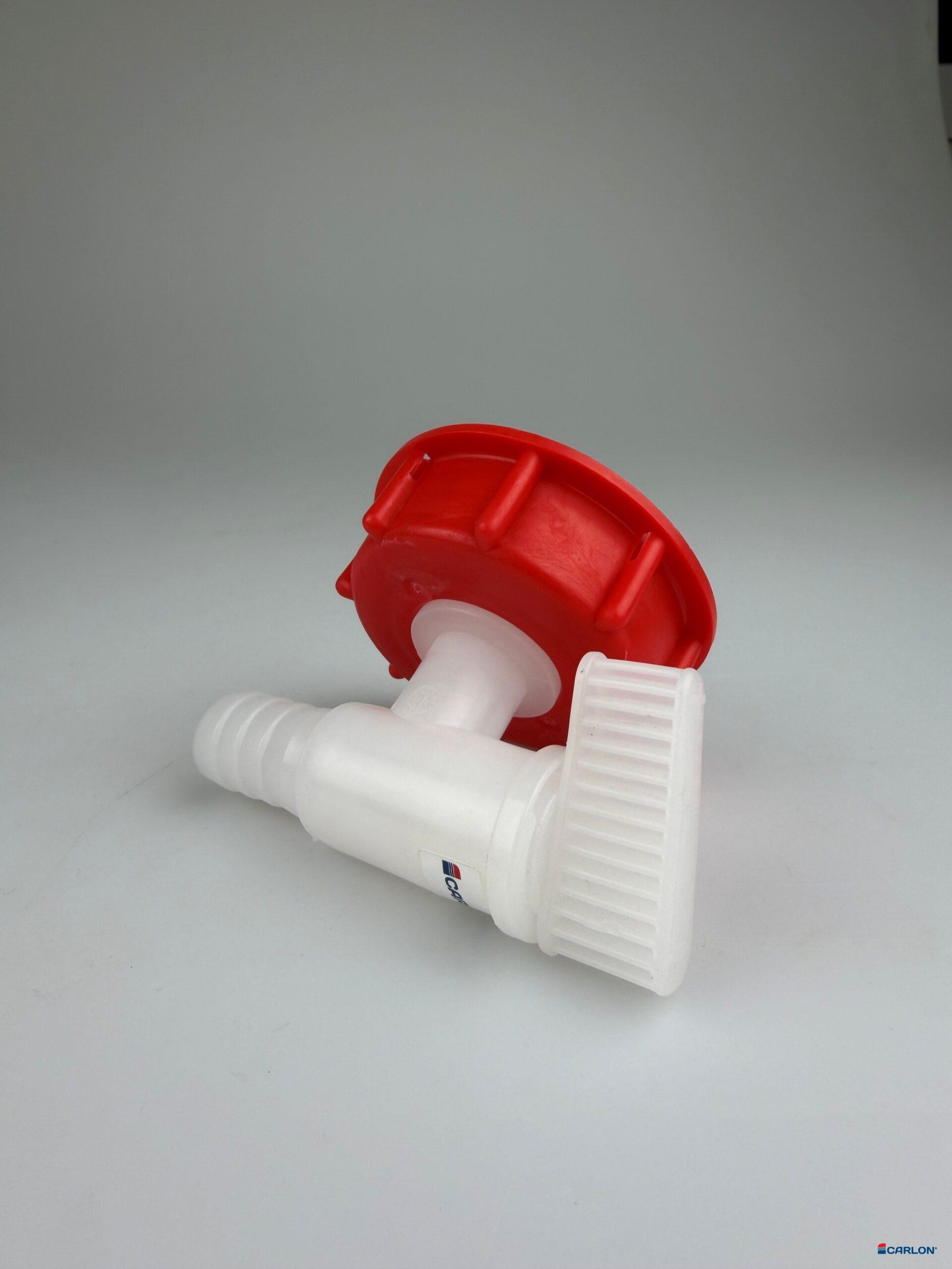 Kraan tbv 30L kunststof vat blauw en wit