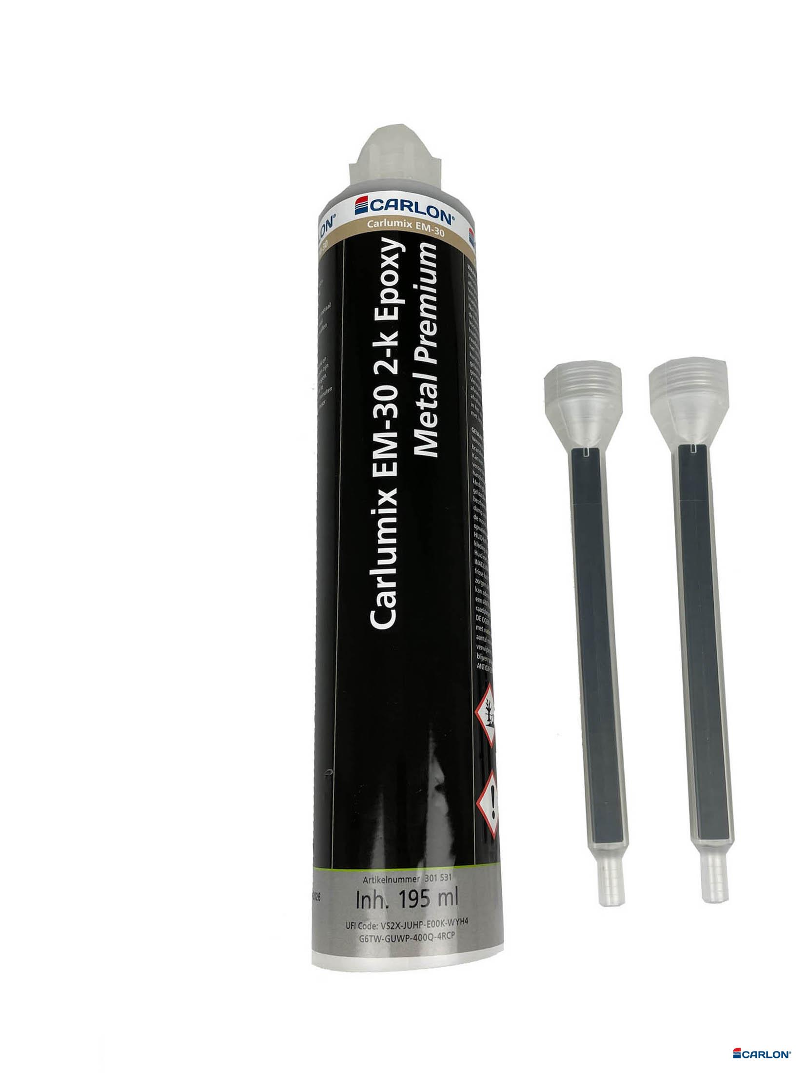 Carlumix EM-30 2-K Epoxy Metal Premium zwart 195ml