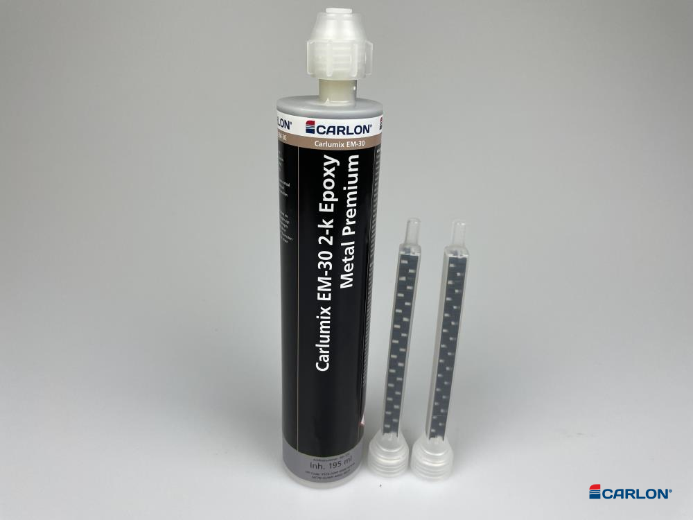 Carlumix EM-30 2-K Epoxy Metal Premium zwart 195ml - Afbeelding 2