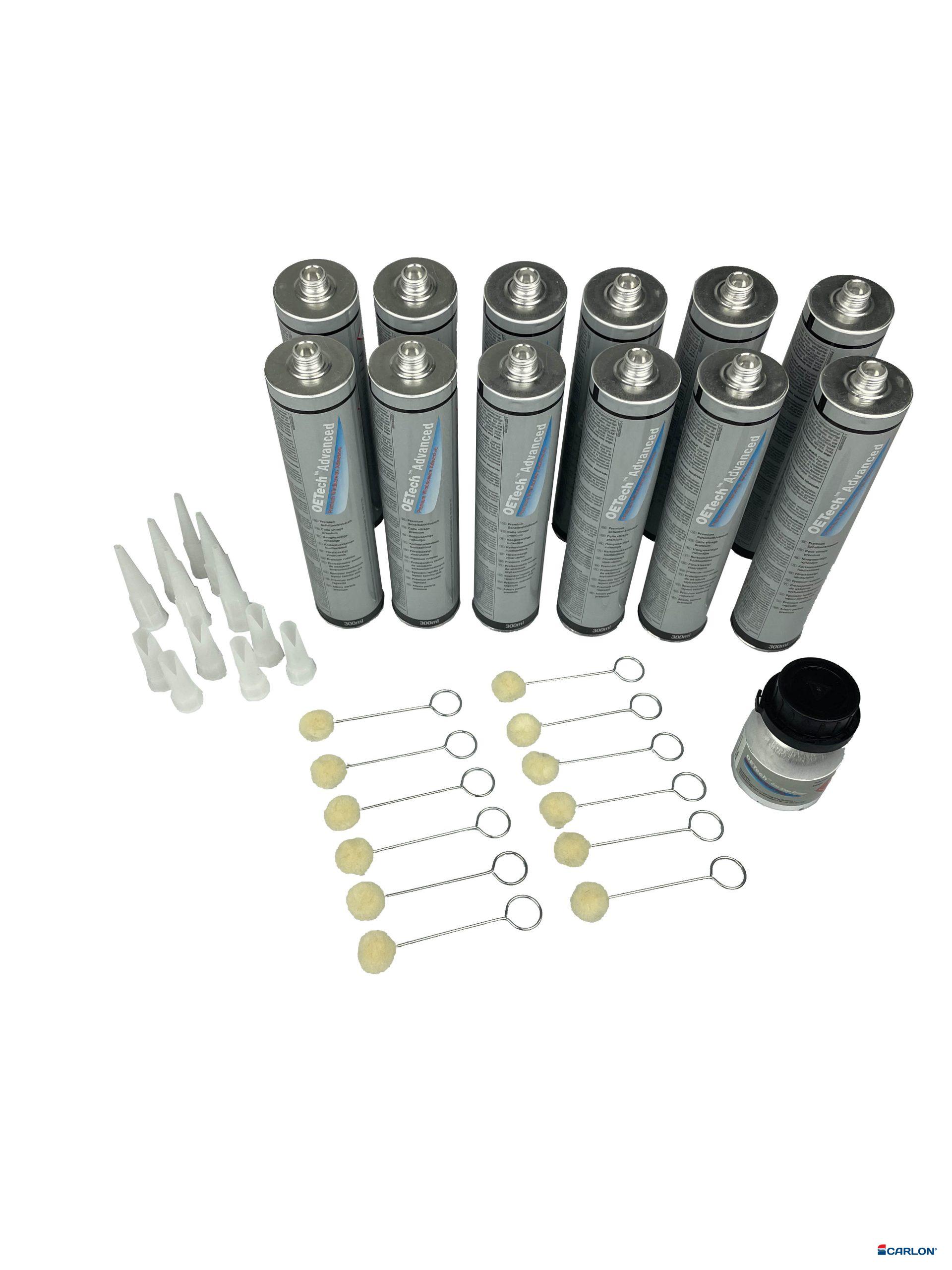 Ruitenlijmset OETech Advanced 300ml (12st) - Afbeelding 2