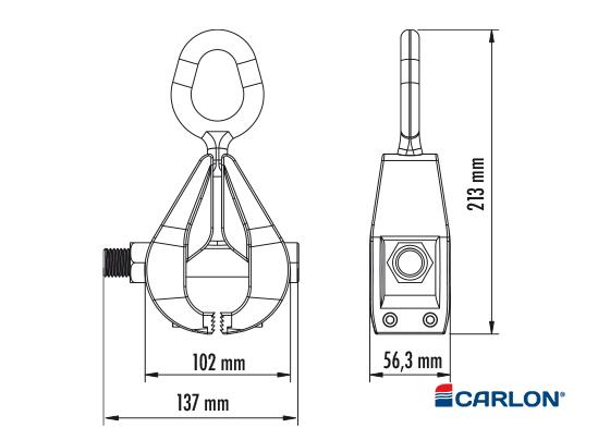 Trekklem 120 Shark zelfspannend - Afbeelding 3