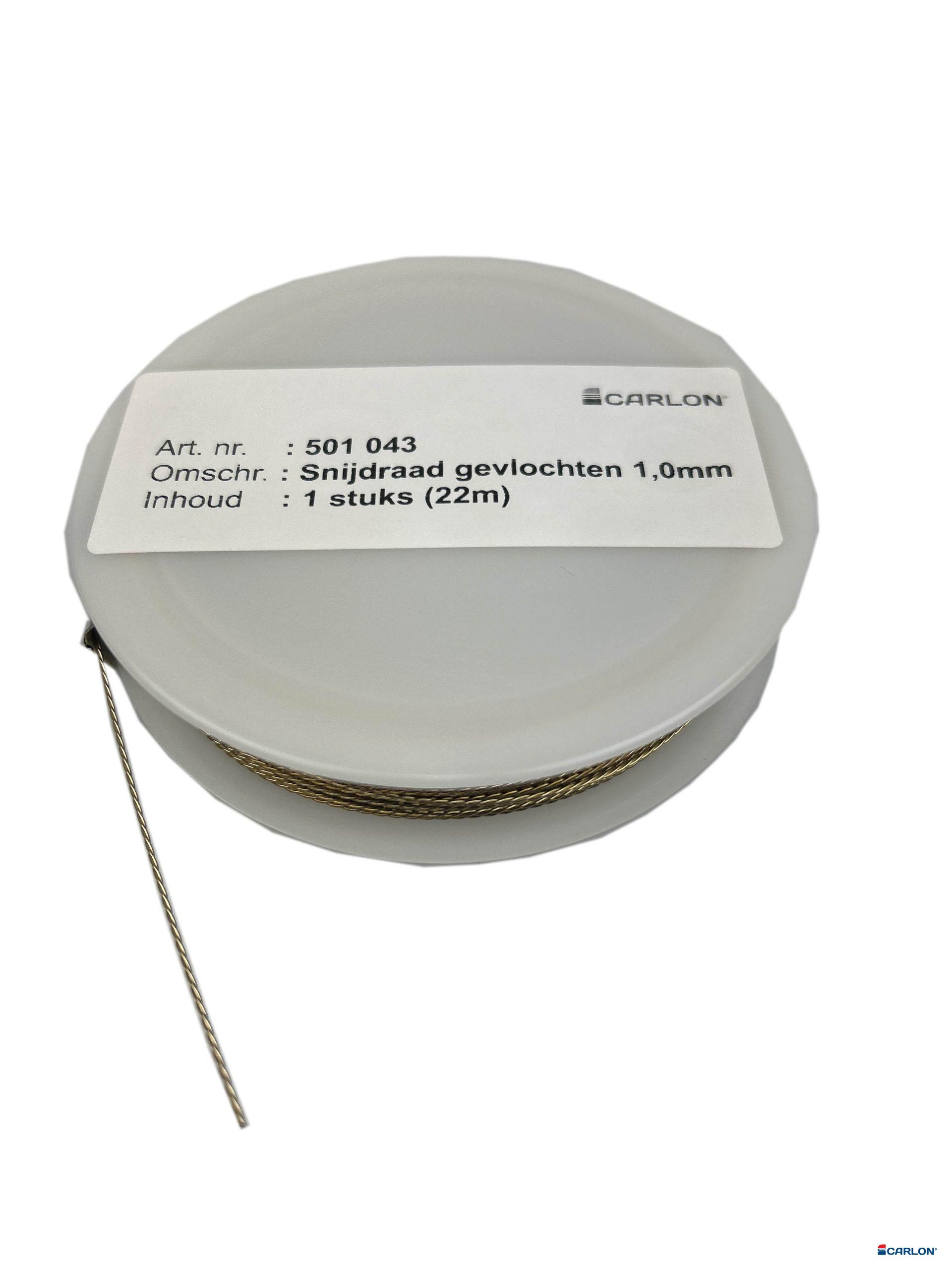 Snijdraad gevlochten 0,8mm op spoel (22m) - Afbeelding 4