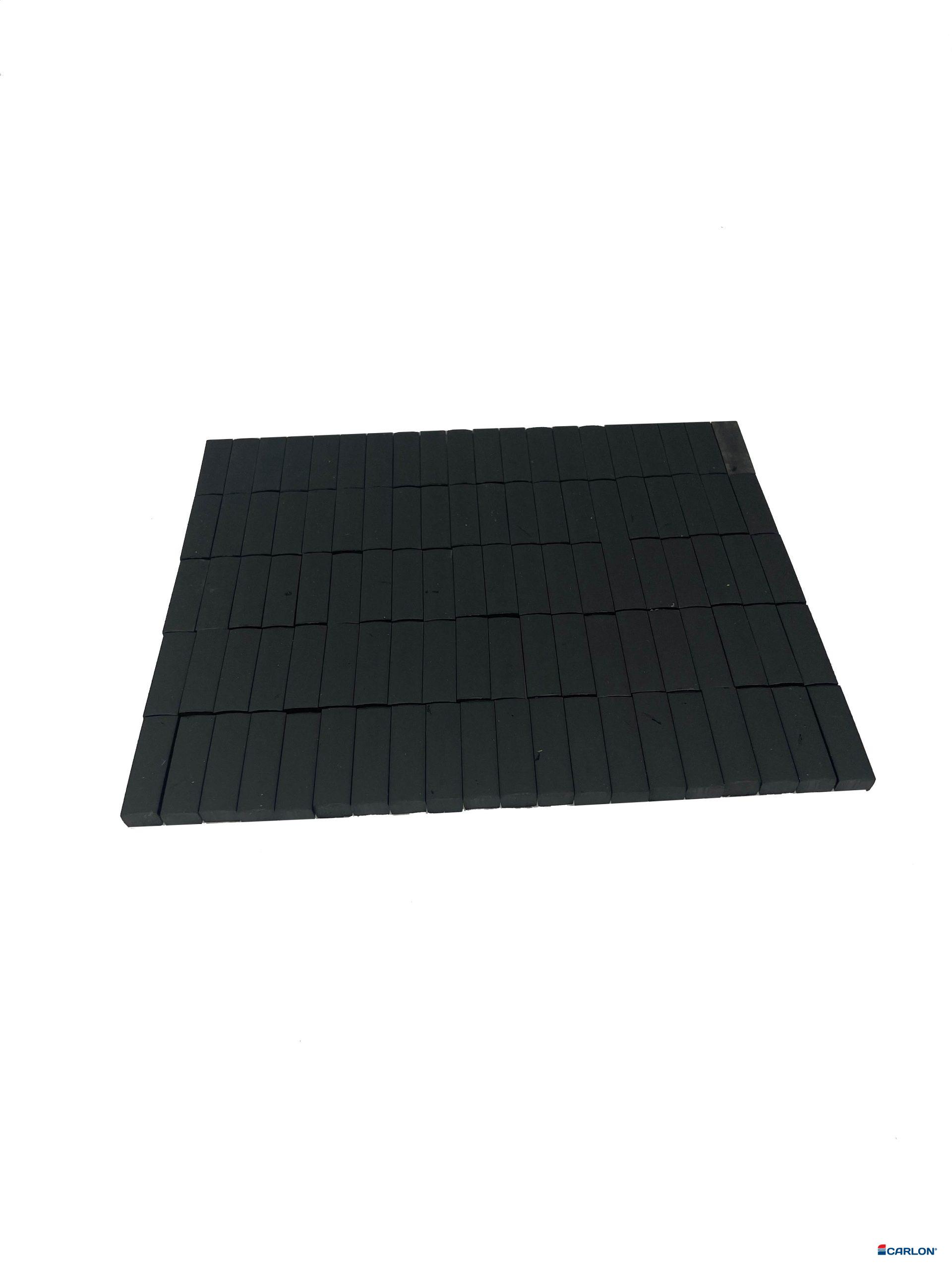 Ruitspacers rubber zelfklevend zwart 25x5,4x4,9mm (100st)