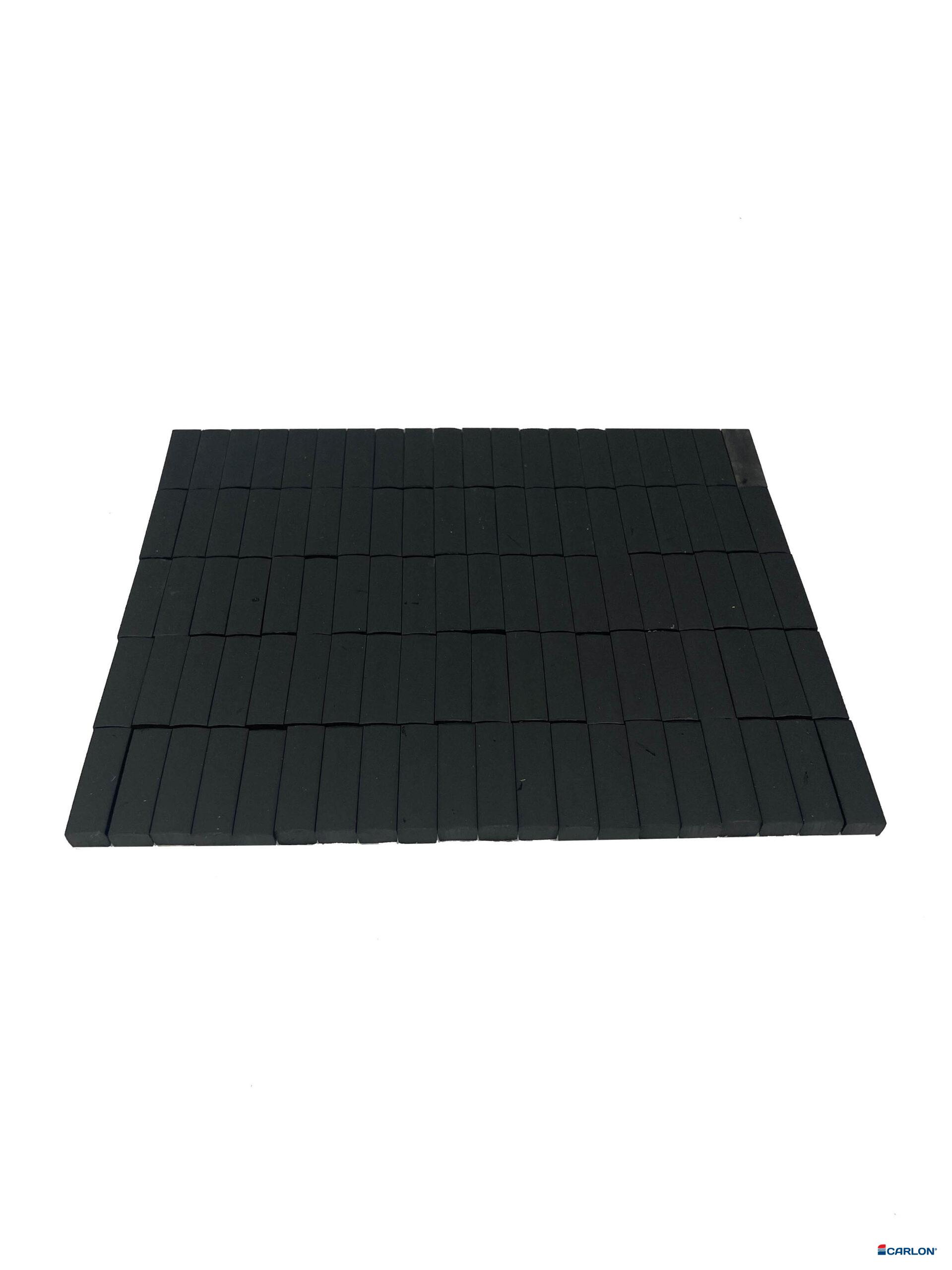 Ruitspacers rubber zelfklevend zwart 25x5,4x4,9mm (100st)