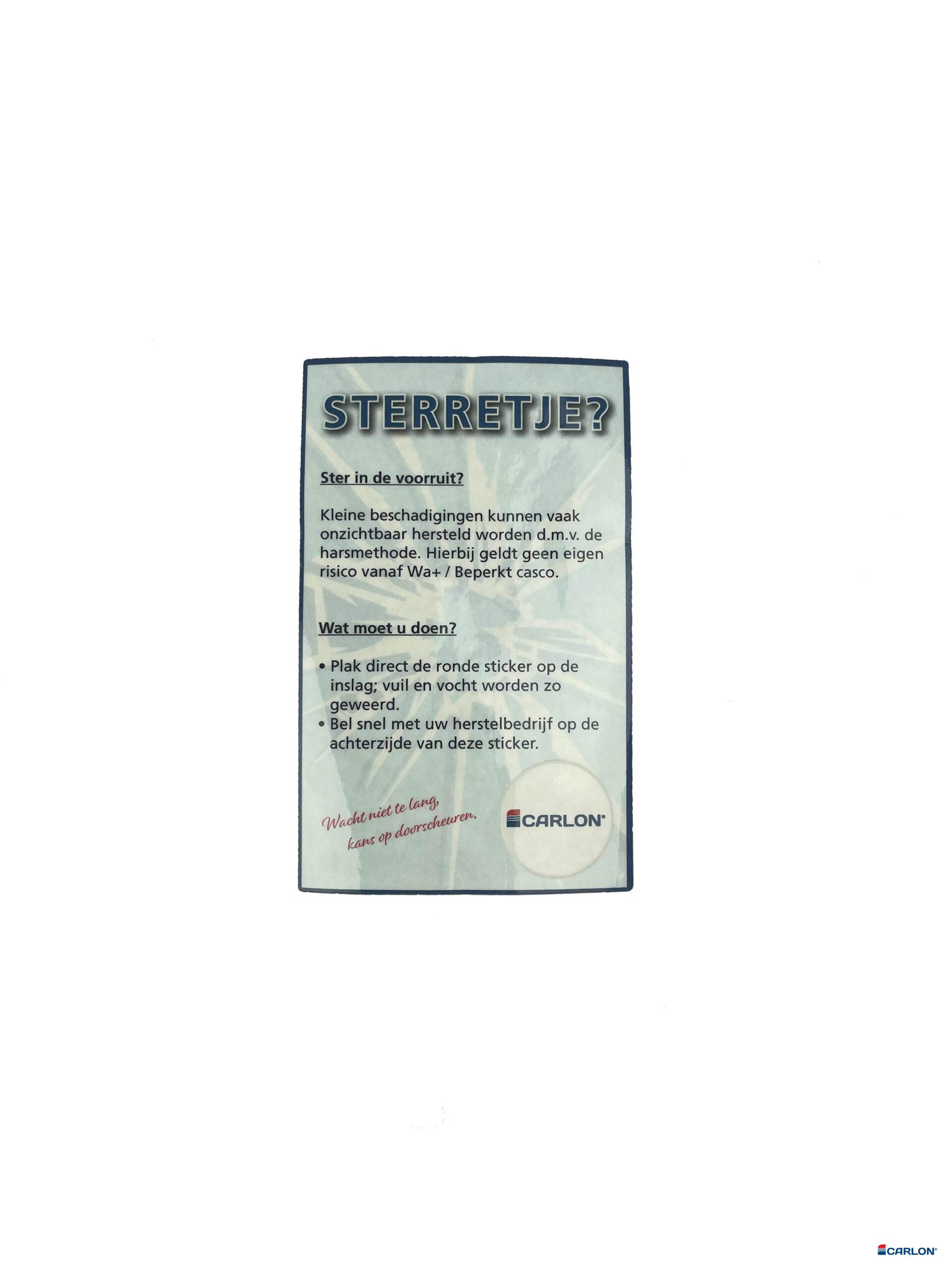 Stickers tbv ruitreparatie (50st)