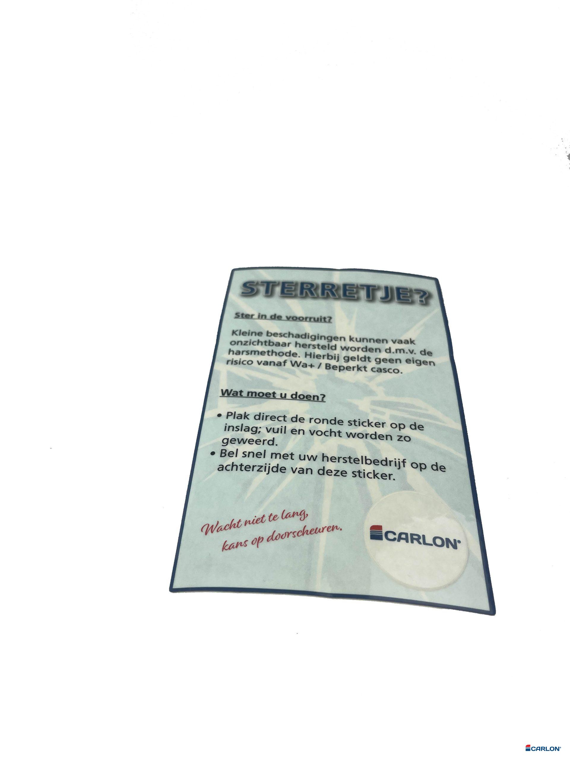 Stickers tbv ruitreparatie (50st) - Afbeelding 2