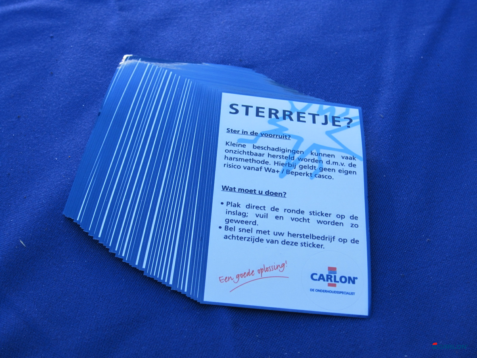 Stickers tbv ruitreparatie (50st) - Afbeelding 3