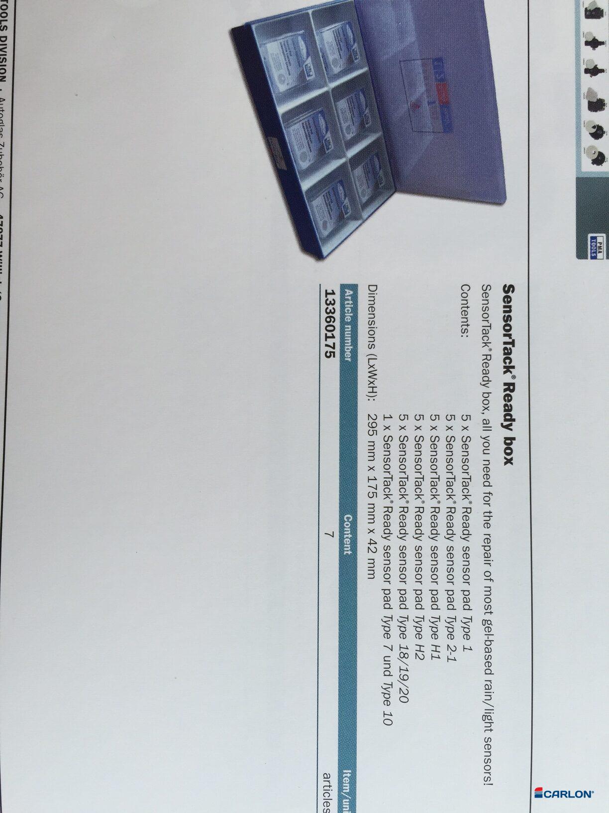 Assortiment regensensorpads Ready siliconen - Afbeelding 2