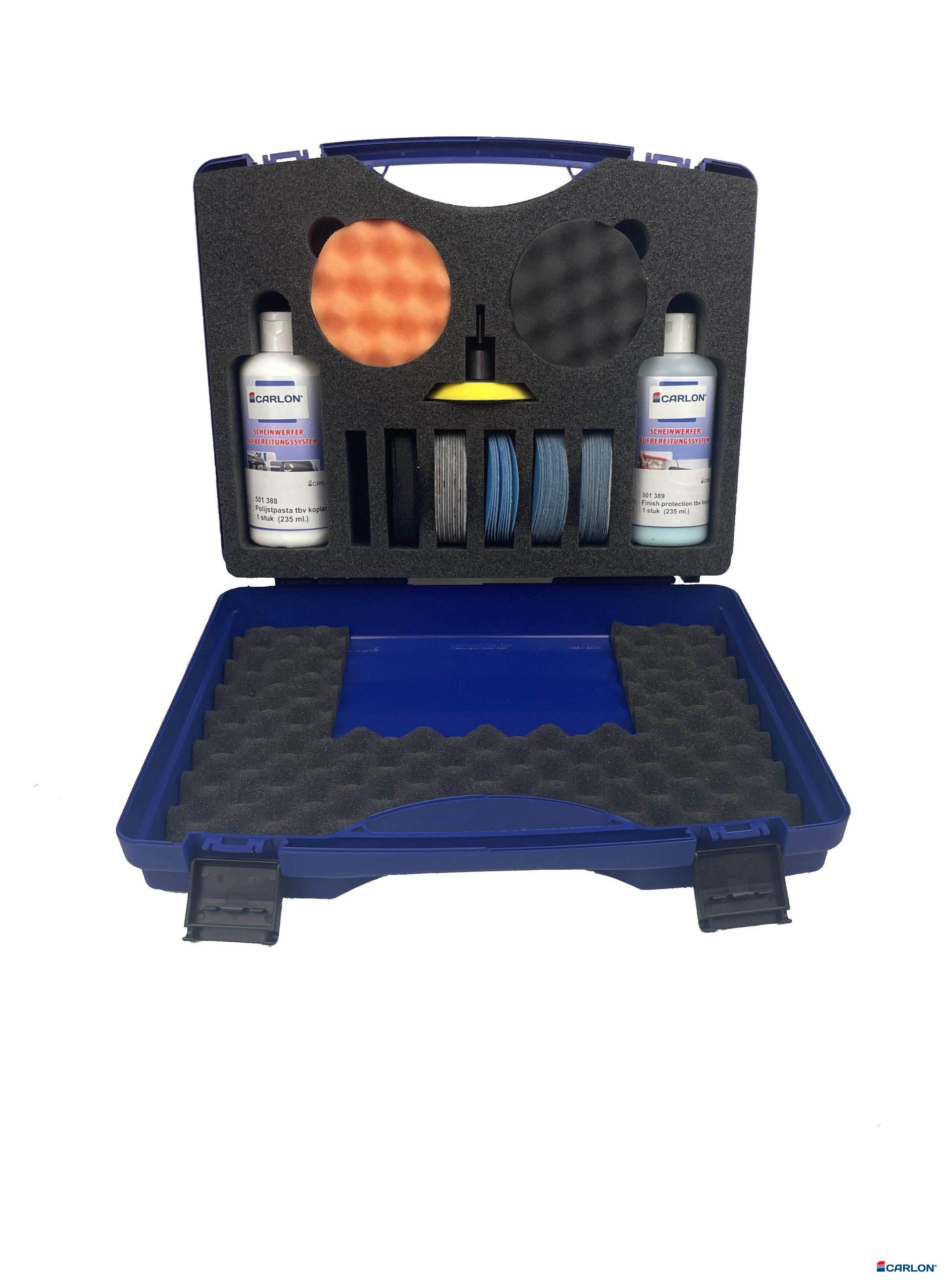 Koplamp Polijst Set KPS-295 in koffer