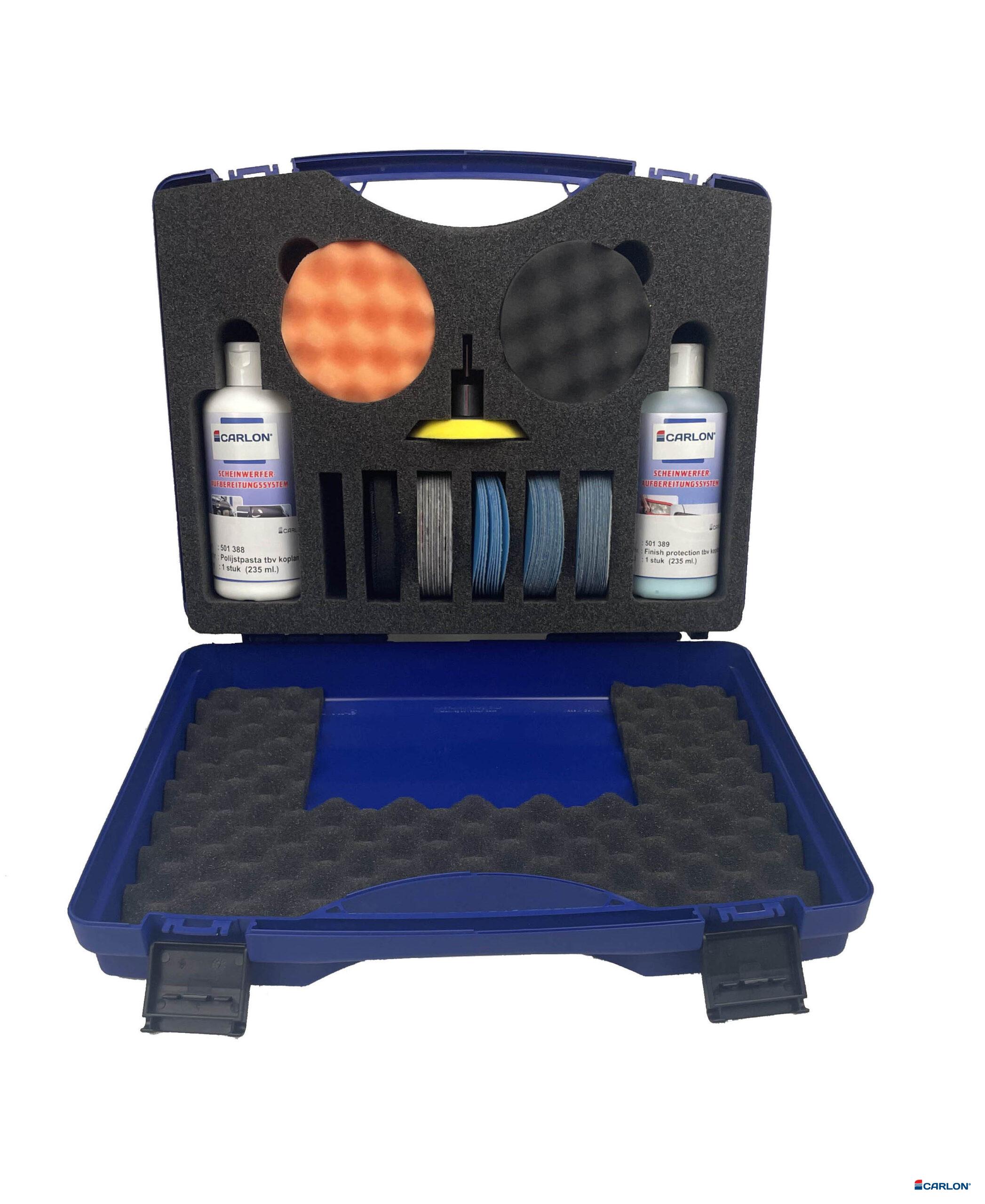 Koplamp Polijst Set KPS-295 in koffer