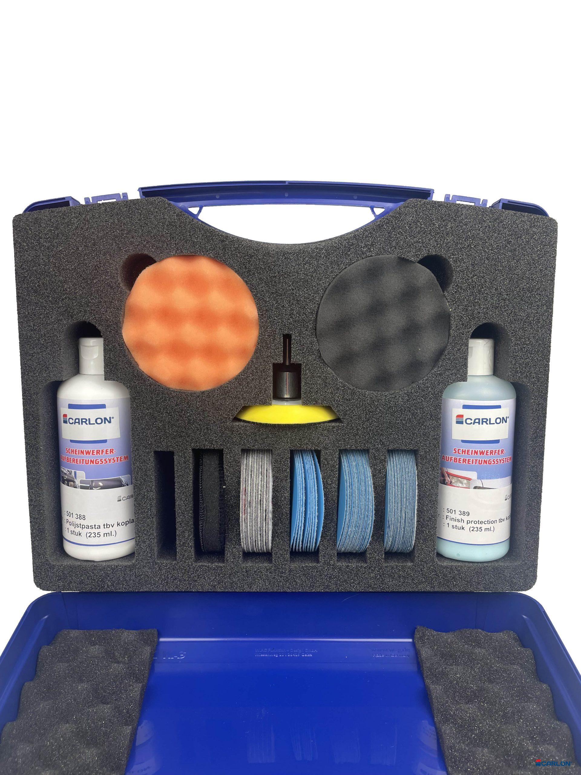 Koplamp Polijst Set KPS-295 in koffer - Afbeelding 2