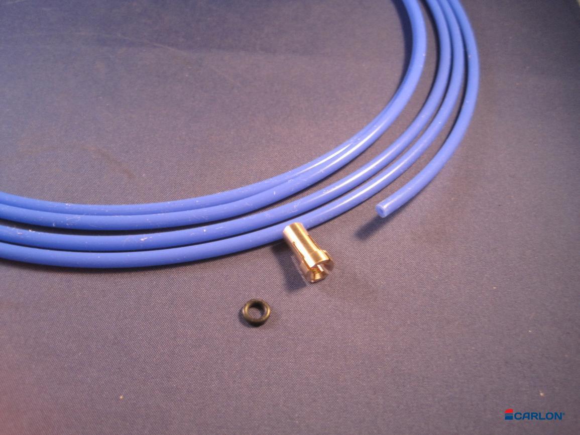 Binnenkabel teflon blauw/0,8 CL150 5,4m