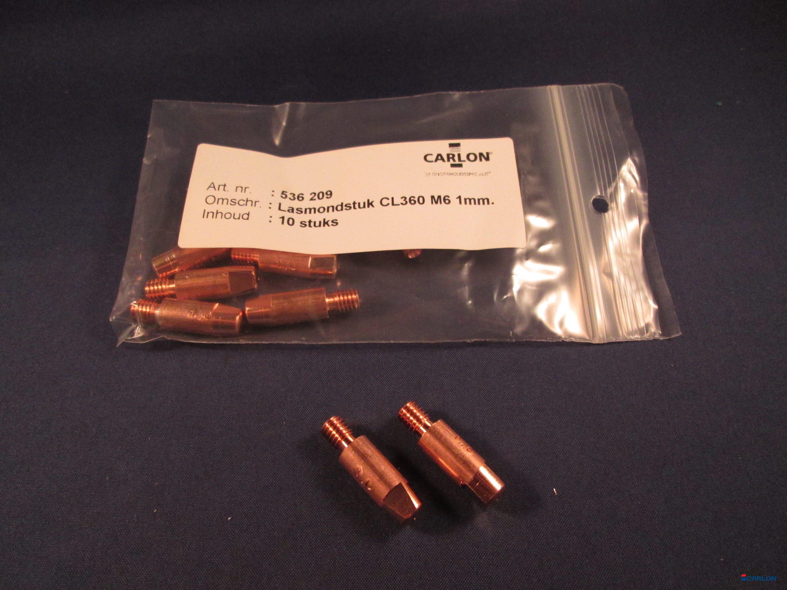 Lasmondstuk M6 1,0mm CL360 (10st)