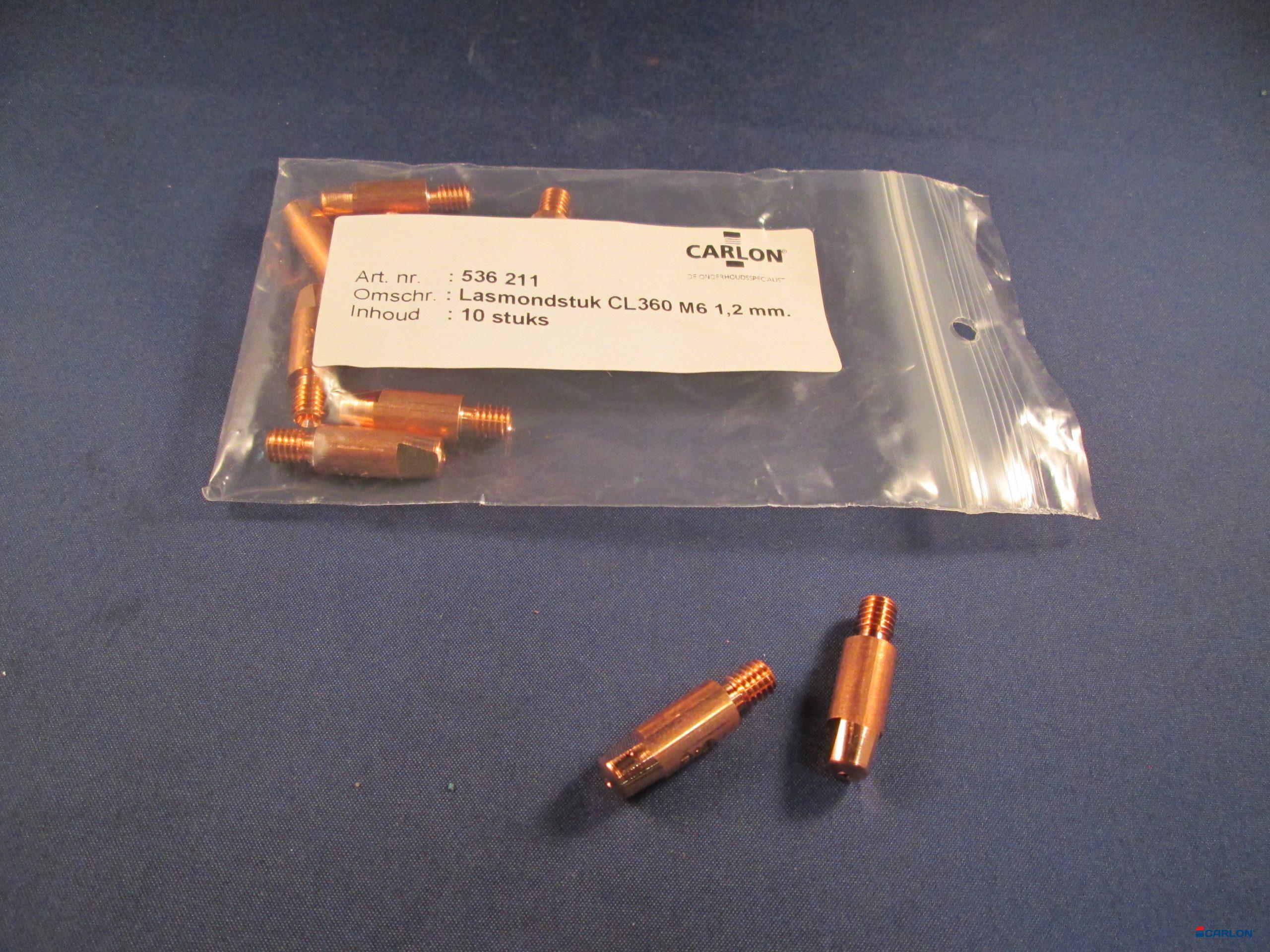 Lasmondstuk M6 1,2mm CL360 (10st)