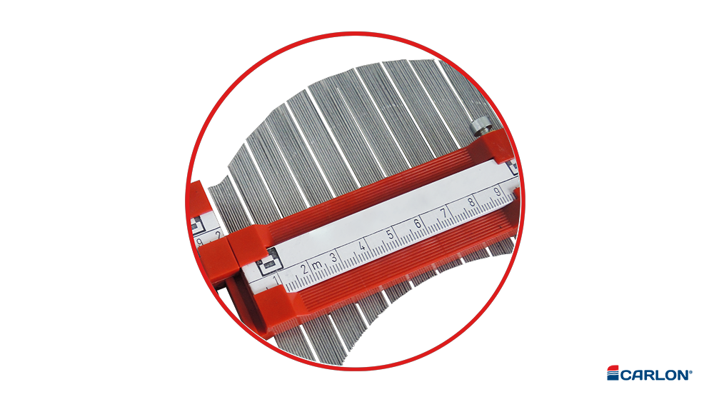 Naaldsjabloonset metaal koppelbaar tot 1m (5-dlg) - Afbeelding 6