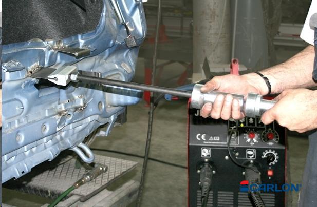 Slagtrekker light tbv aluminium aanlasplaat - Afbeelding 2