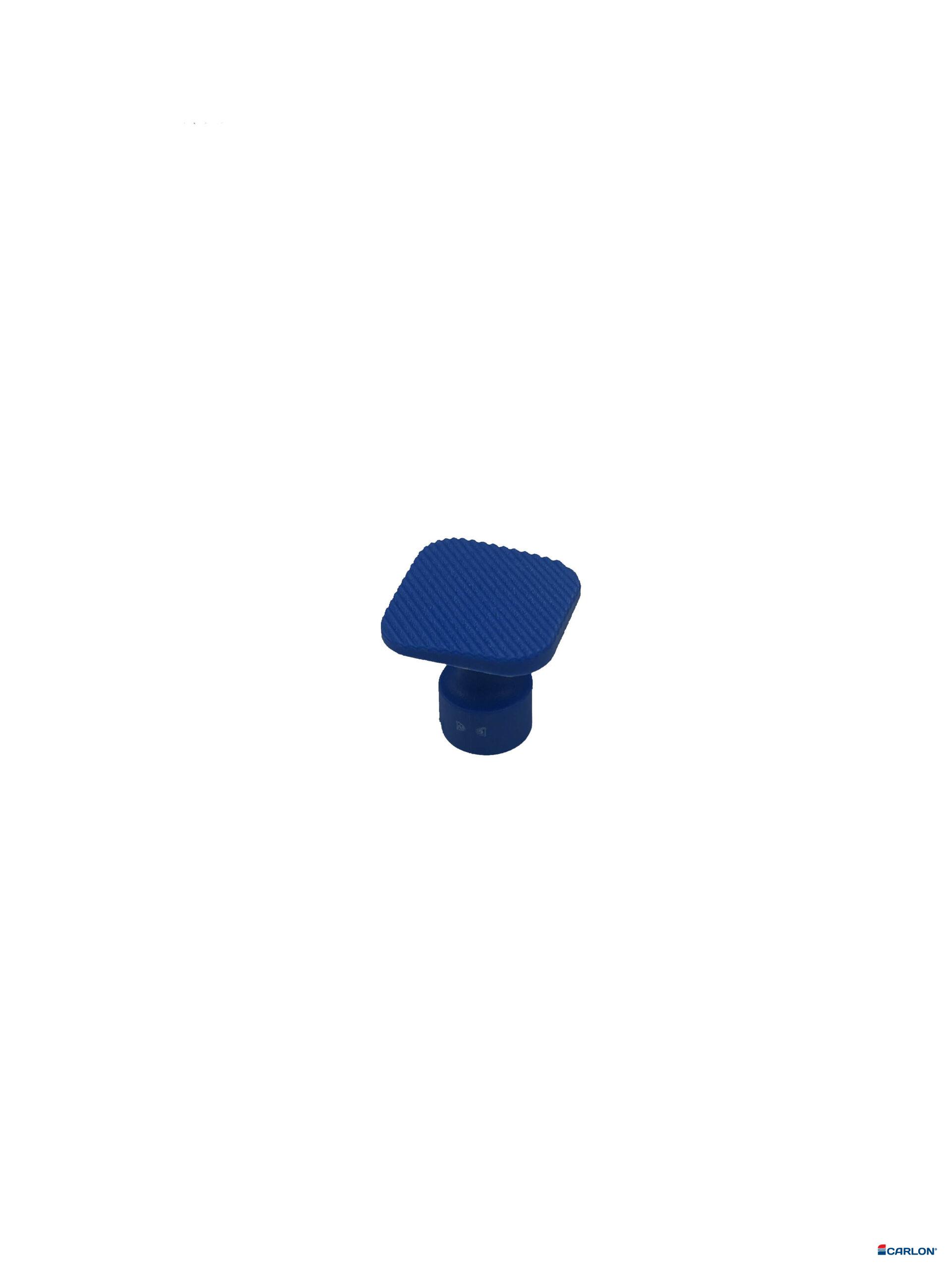 Lijmadapter 21x21mm blauw striped (5st)