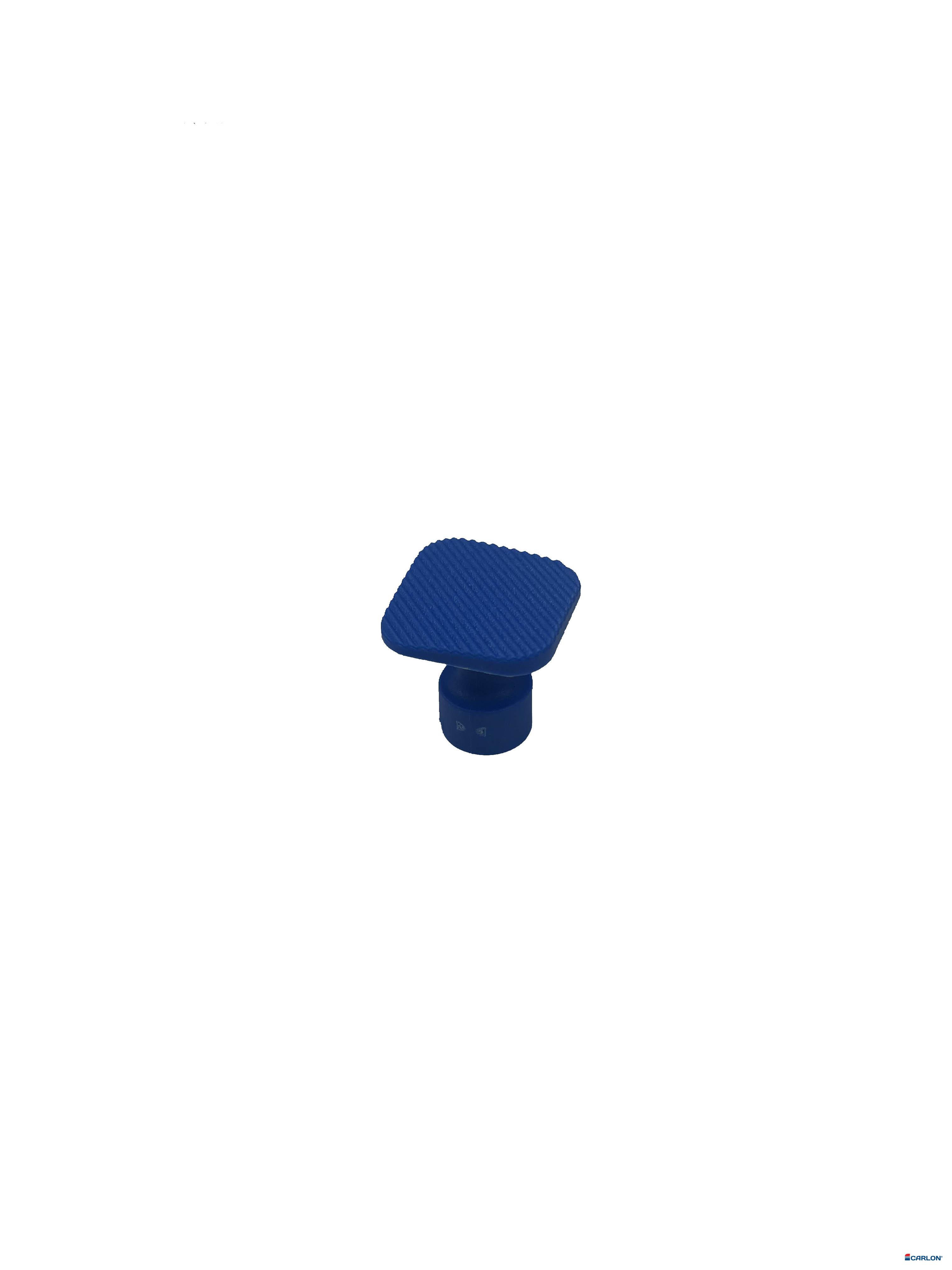 Lijmadapter 21x21mm blauw striped (5st)