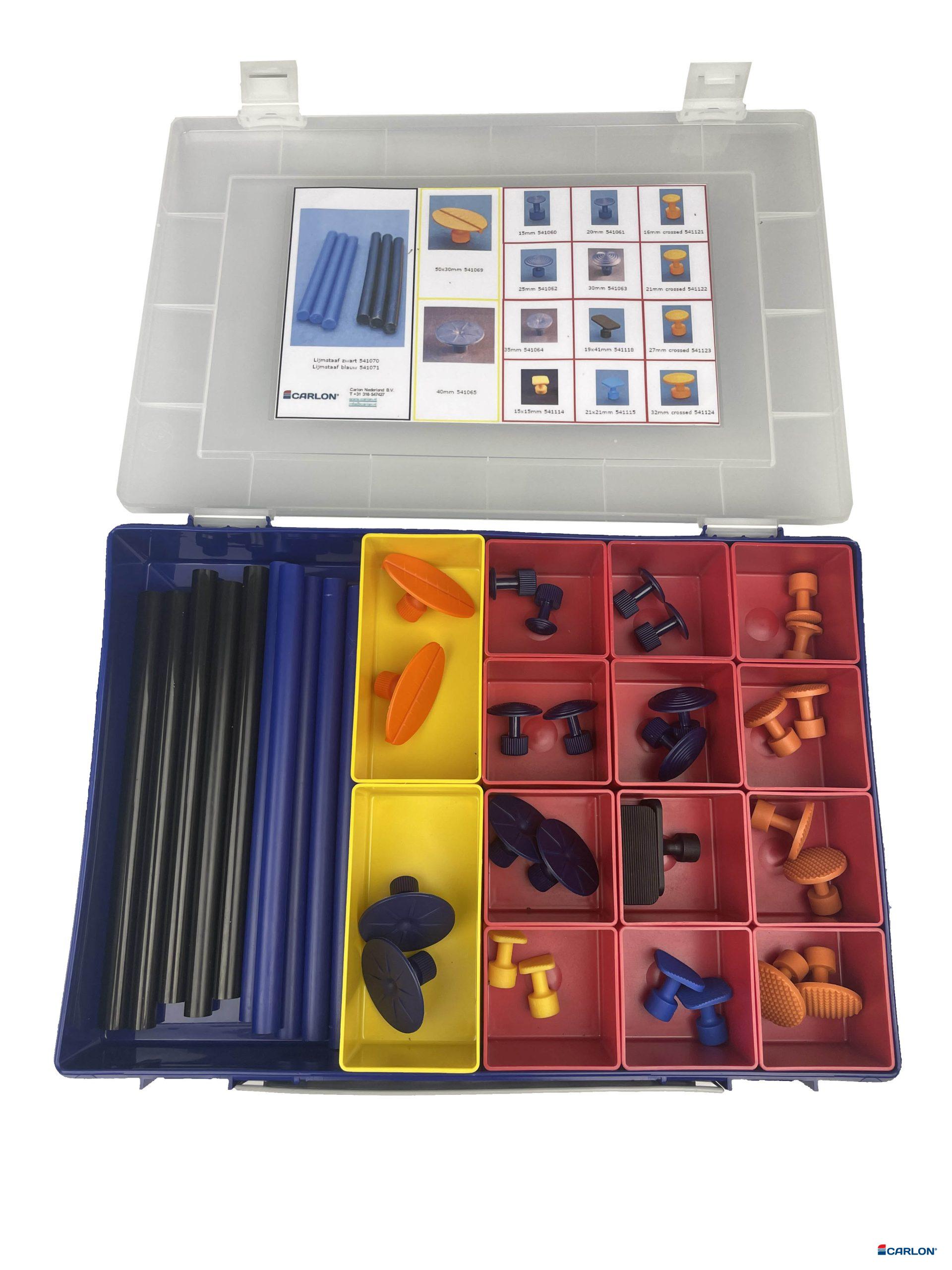 Assortiment lijmadapters met lijm