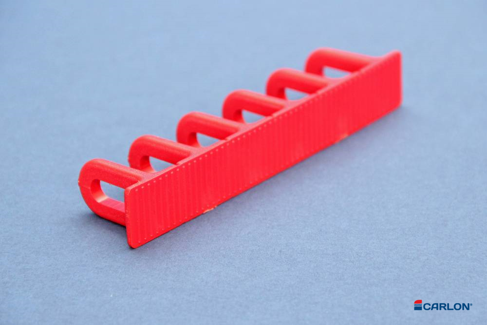 Multipad lijmstrip rood 6x22x156 vlak tbv UZS (3st) - Afbeelding 5