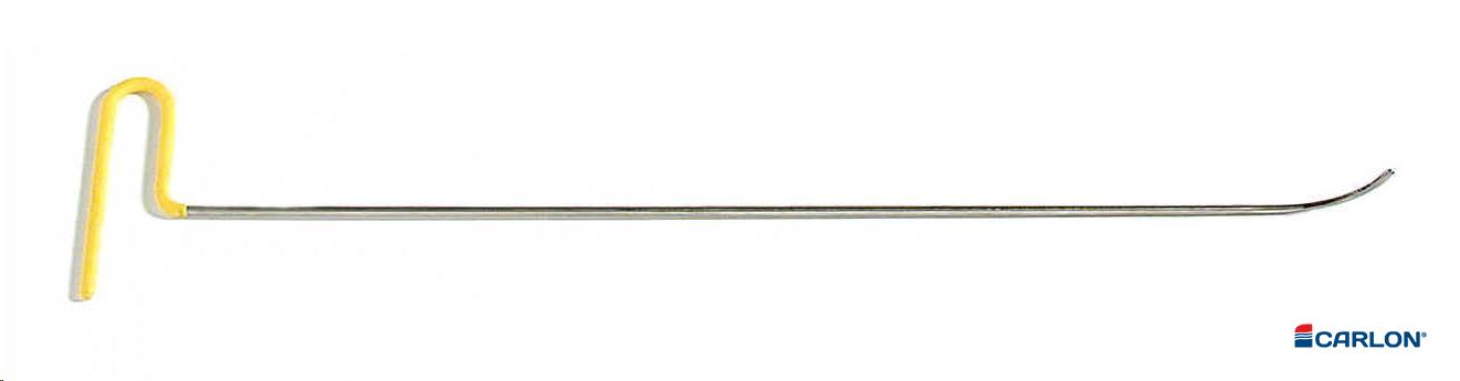 Uitdeukijzer 120 Blade ¼ x 32", 3" Toe Slow curve geel