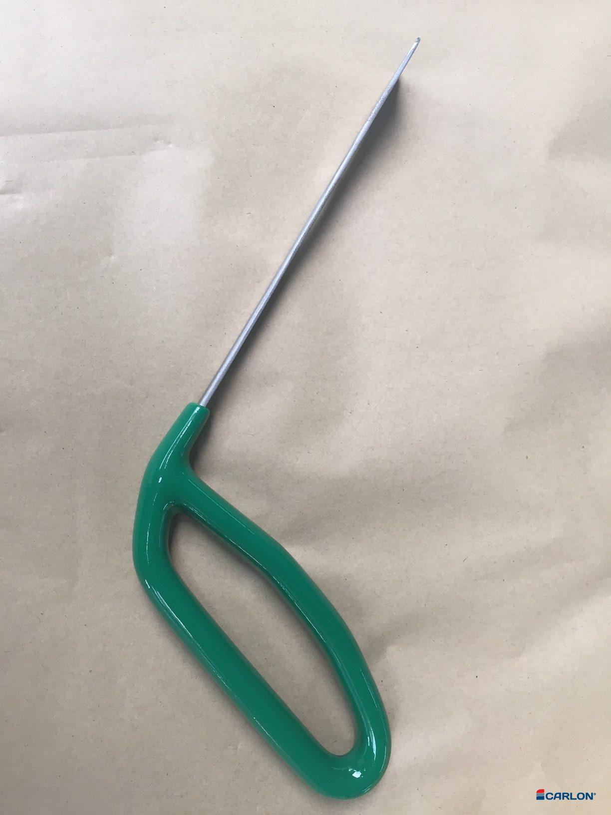 Uitdeukijzer 198 Whale Tail, 8,0x220mm groen