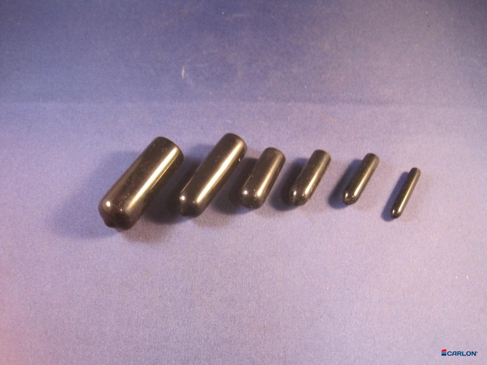 Vinyl caps rond 1/4"-1/2" tbv uitdeukijzer (6st)