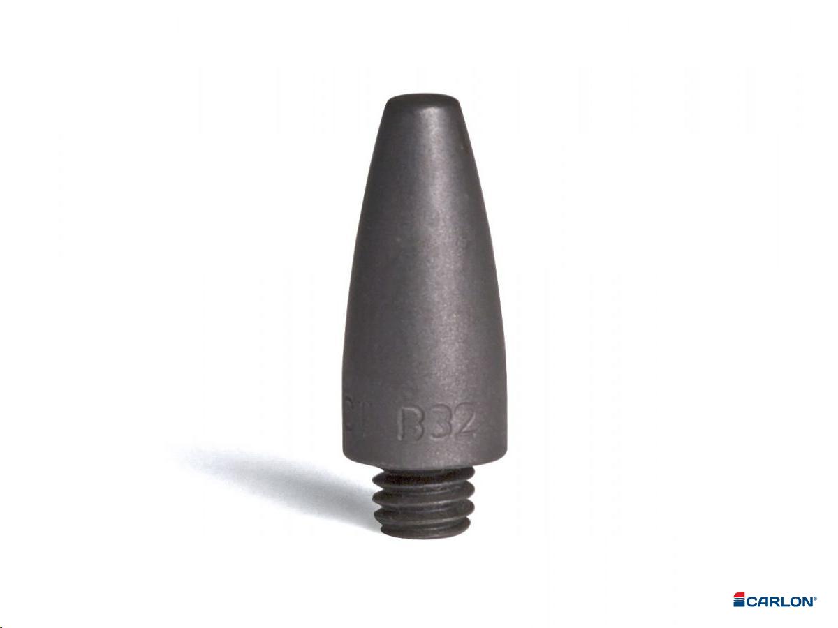 Reserve tip metaal 5/16" bullet 2" B32