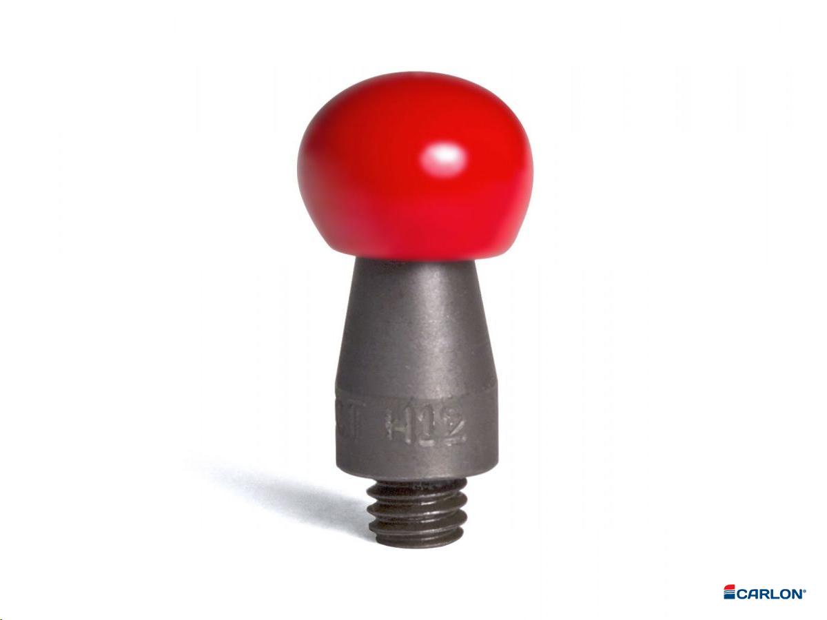 Reserve tip metaal 5/16" rode PVC halfbol ¾" H12R