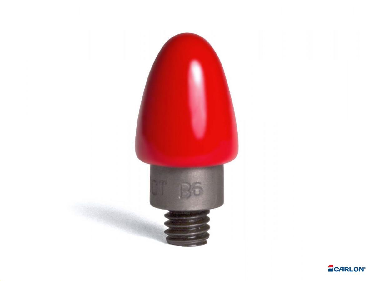 Reserve tip metaal 5/16" rode PVC bullet 3/8" B6R