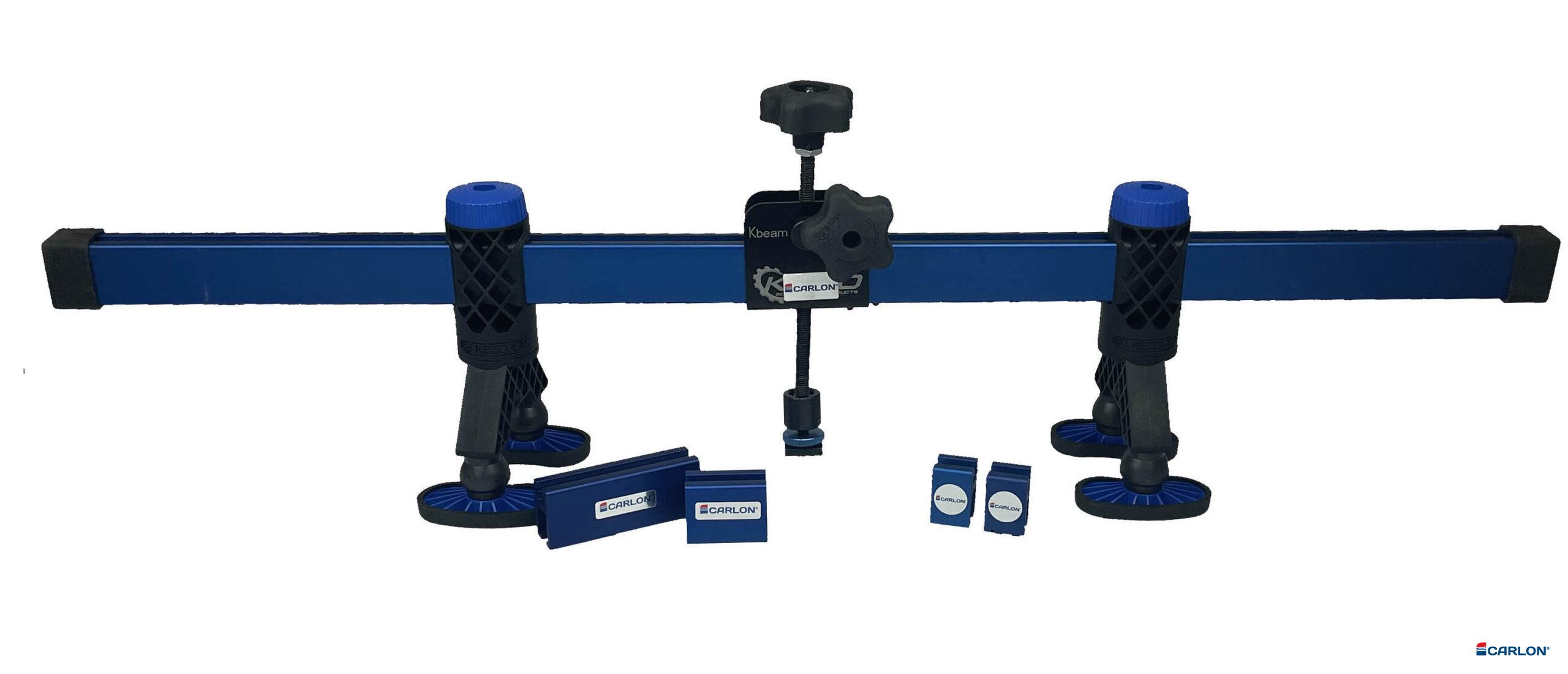 C-Beam met adapters tbv Pre-Pull lijmstrips