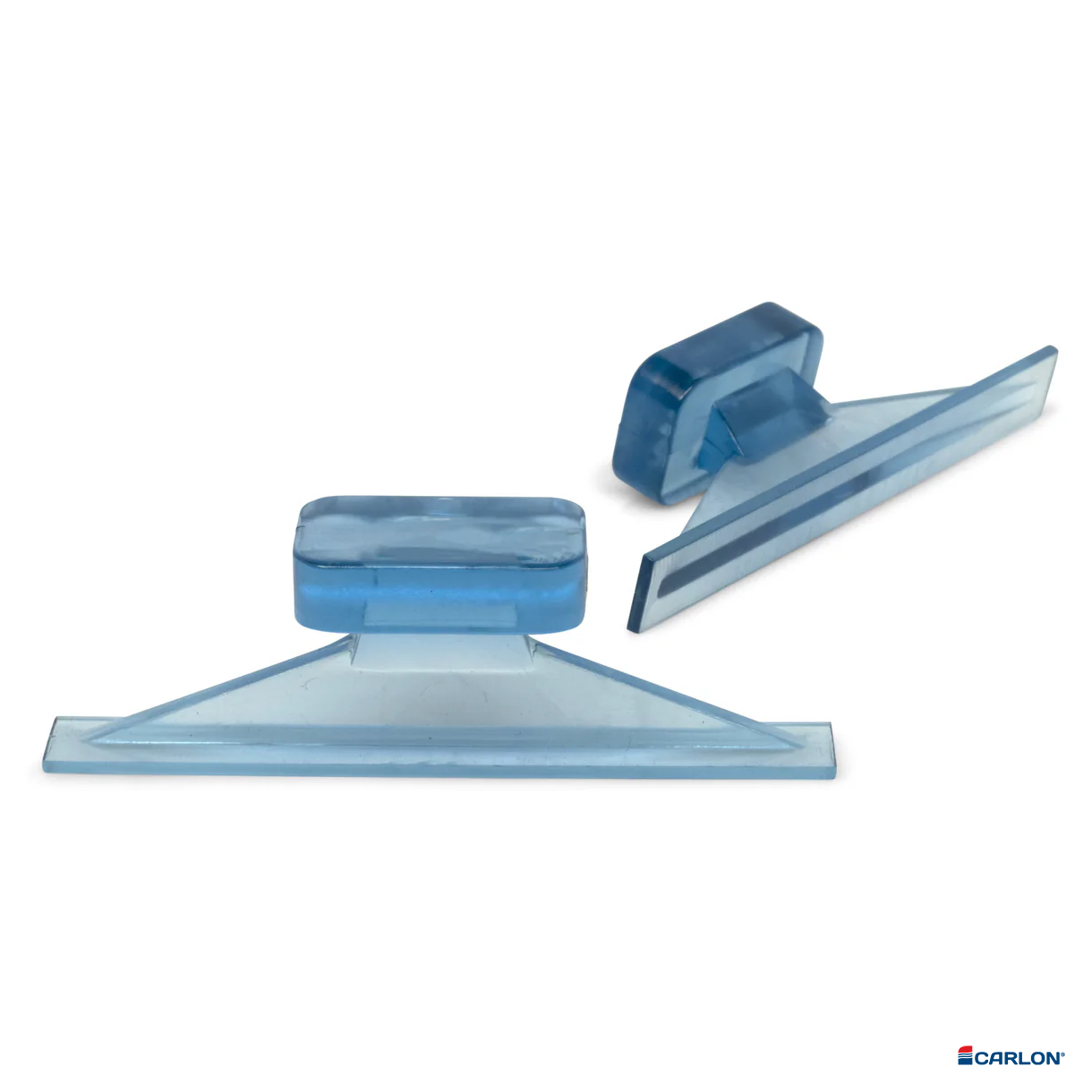 Clear Blue tab smooth rechthoek straight Crease 55x7mm (5st)