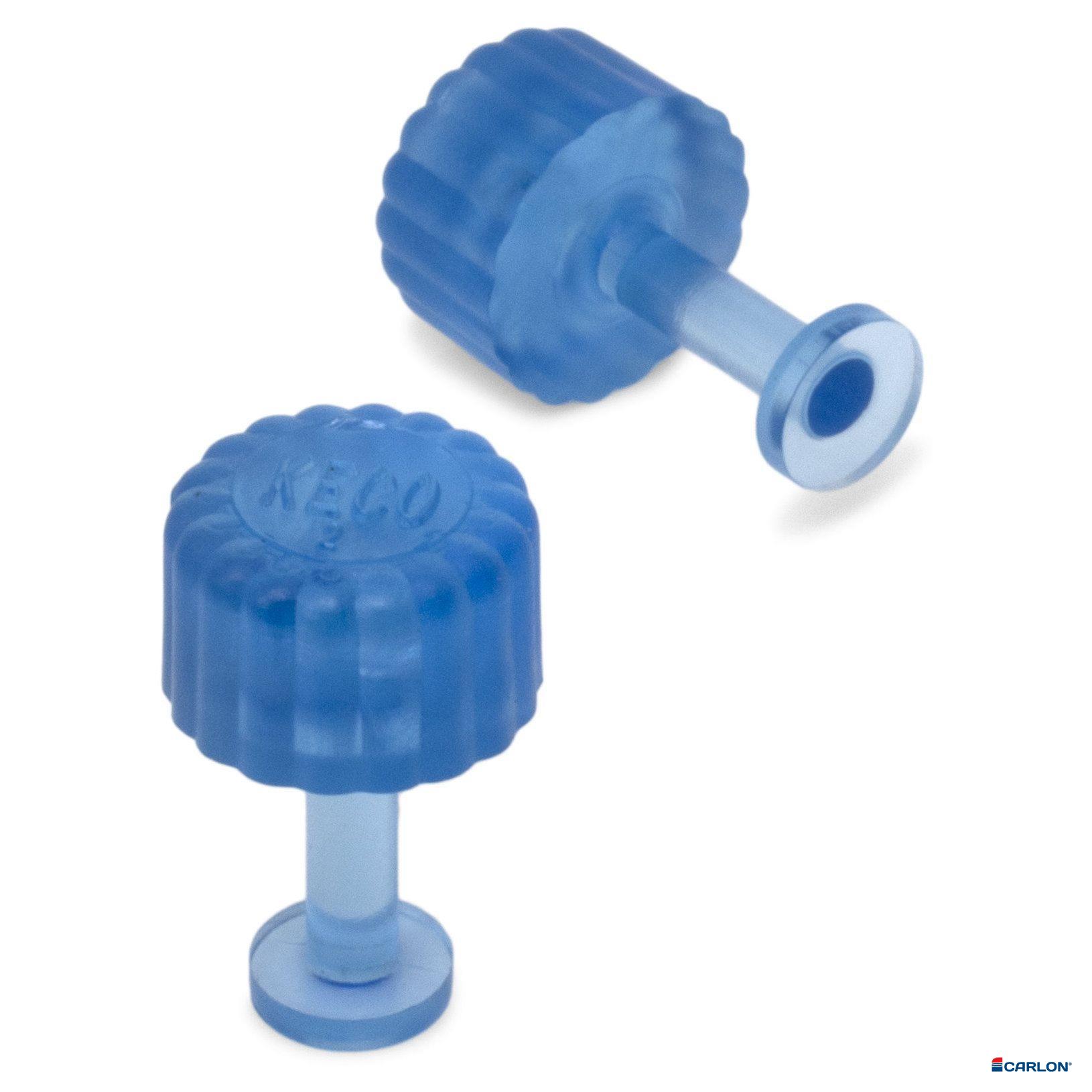 Clear Blue ICE tab Finish 7mm (5st)