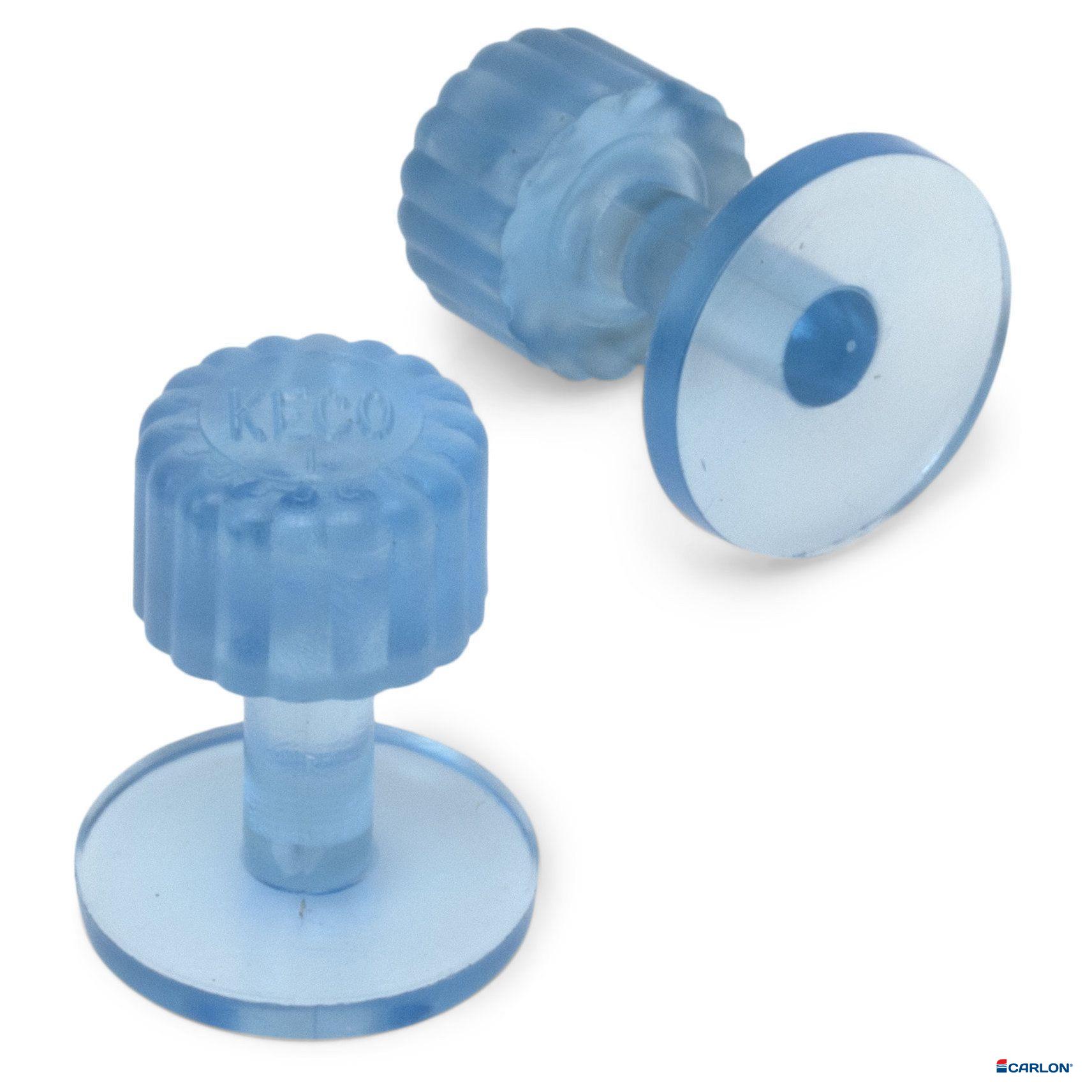 Clear Blue ICE tab Finish 17mm (5st)