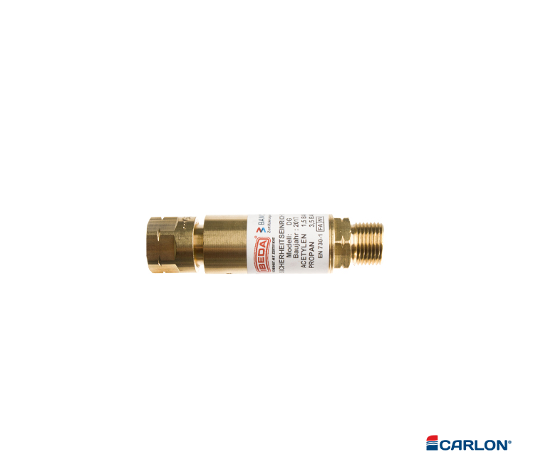 Explosiezekering voor acetyleen/propaan 3/8" rood - Afbeelding 3