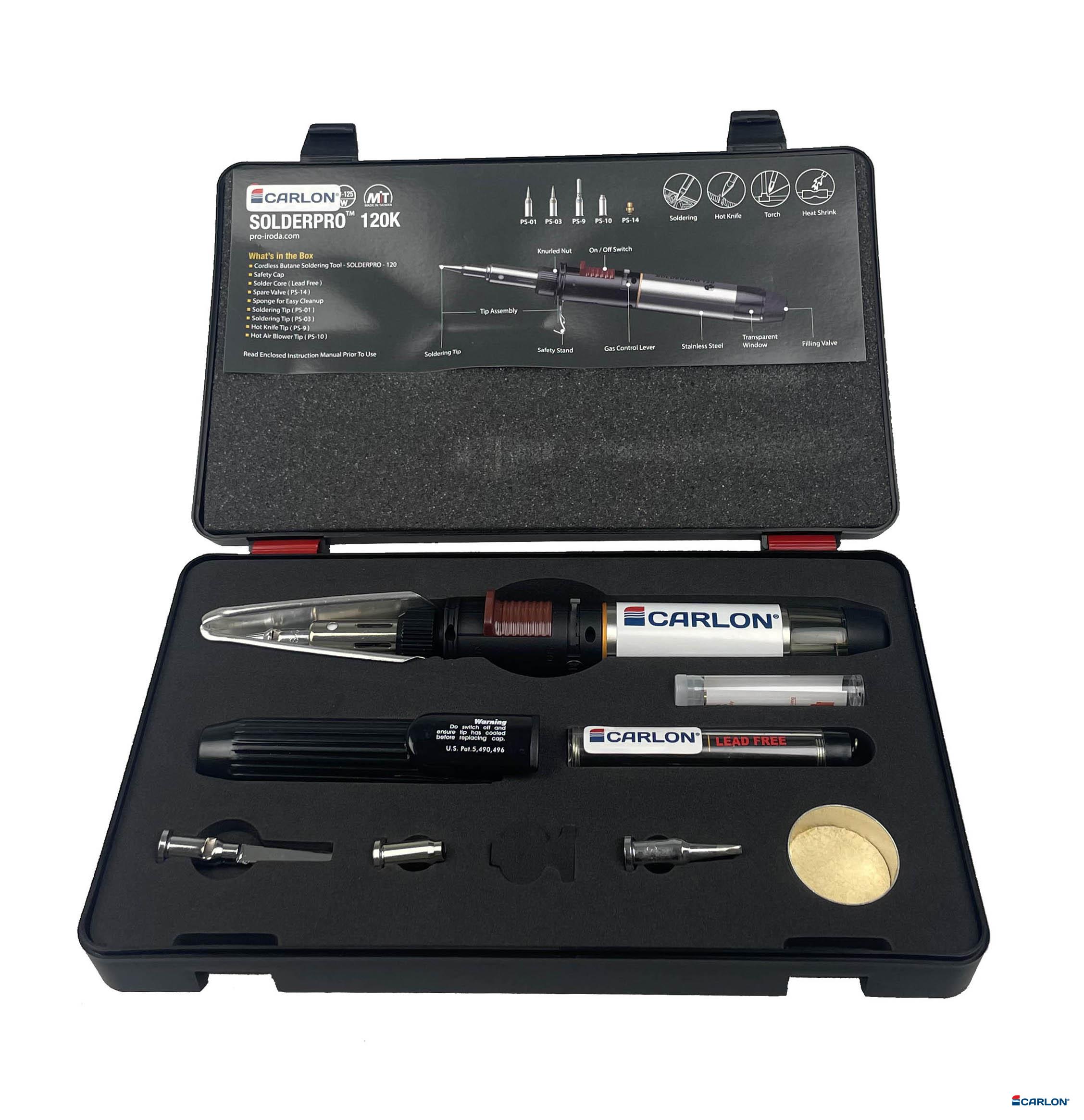 Soldeerset Butajet heavy 30-125W in koffer