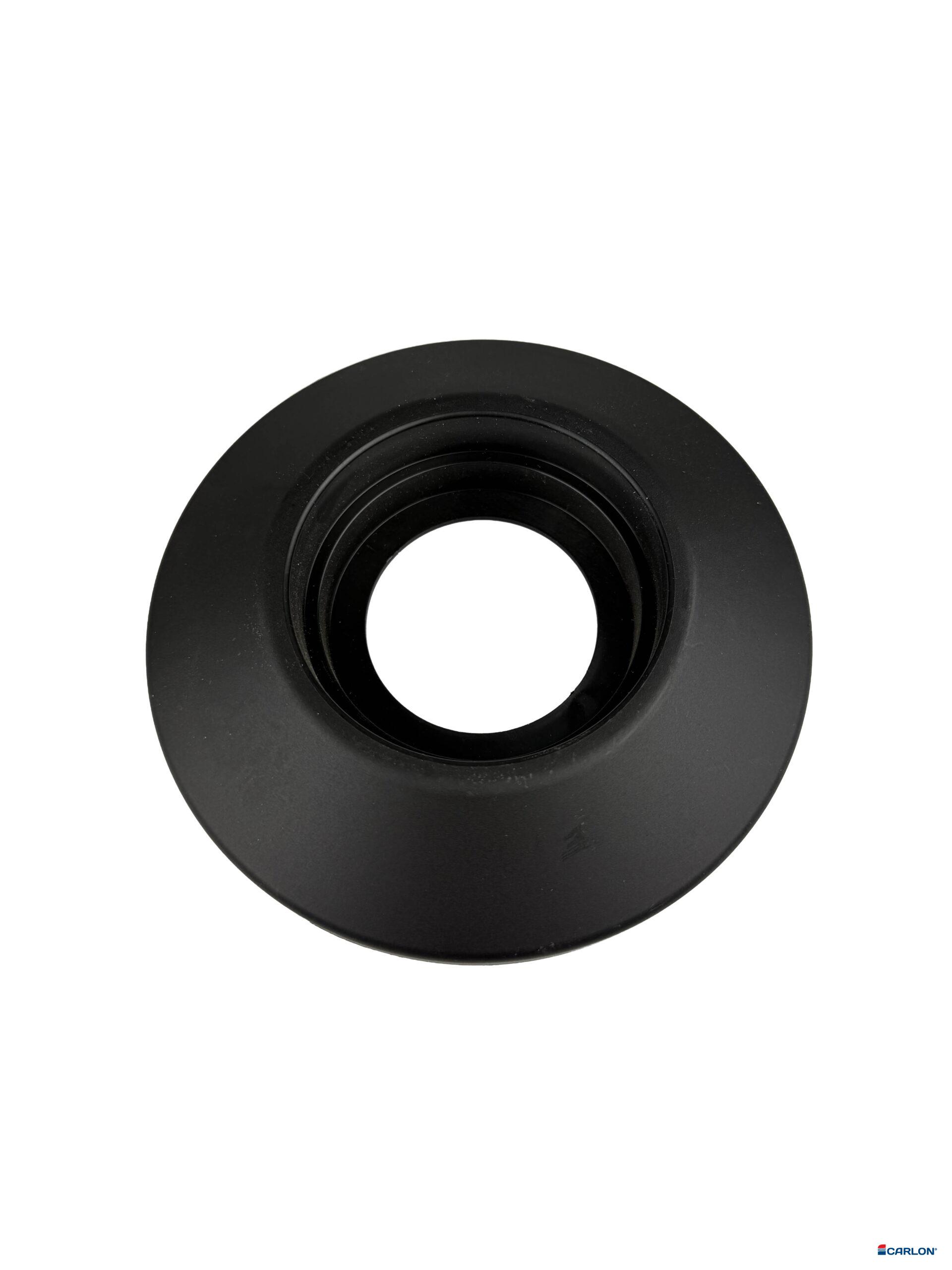 Kunststof voetring zwart tbv gaspatroon 380/788ml