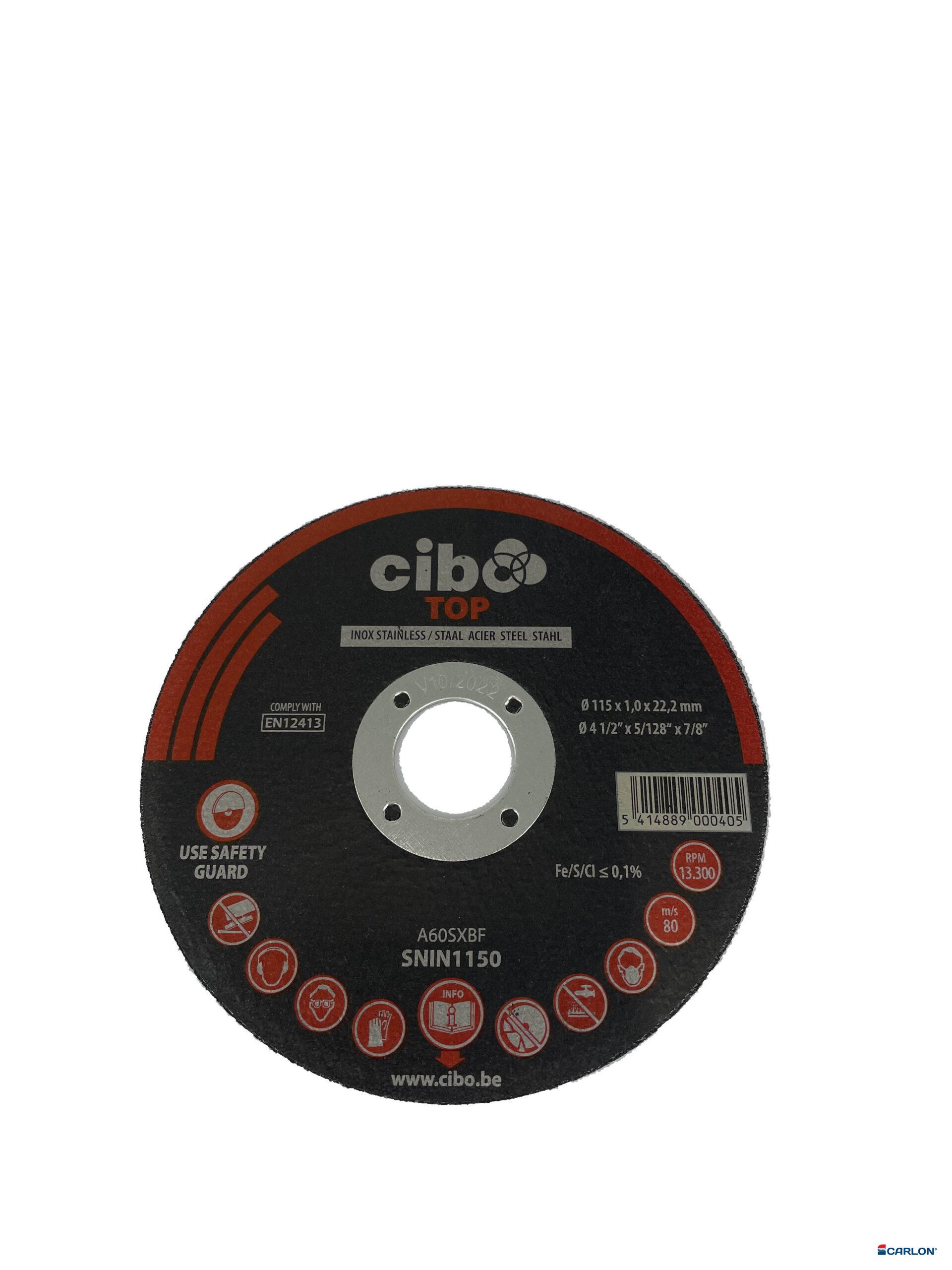 Doorslijpschijf RVS Flexon 115x1,0x22,23mm