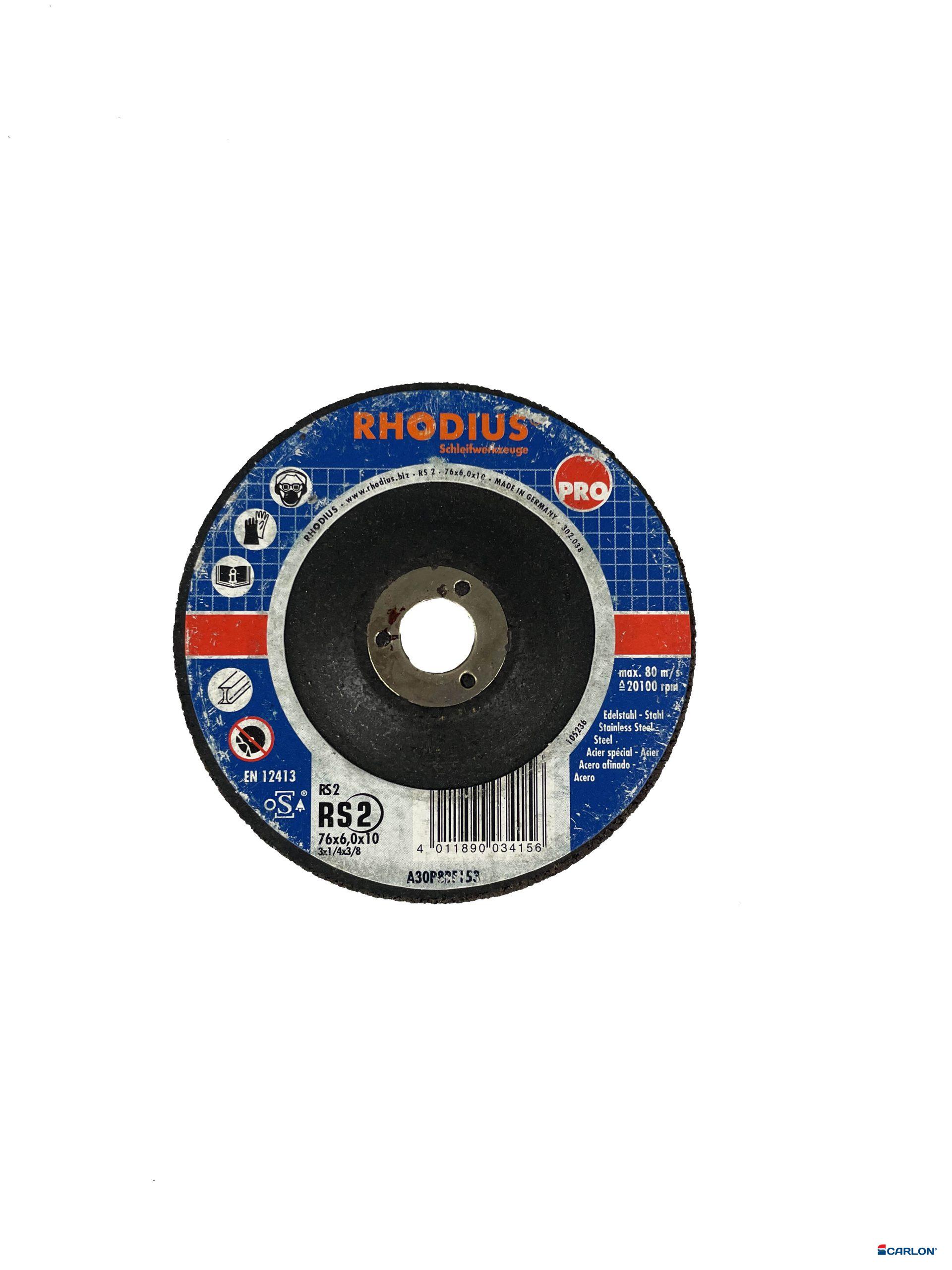 Afbraamschijf metaal 76x6x10mm