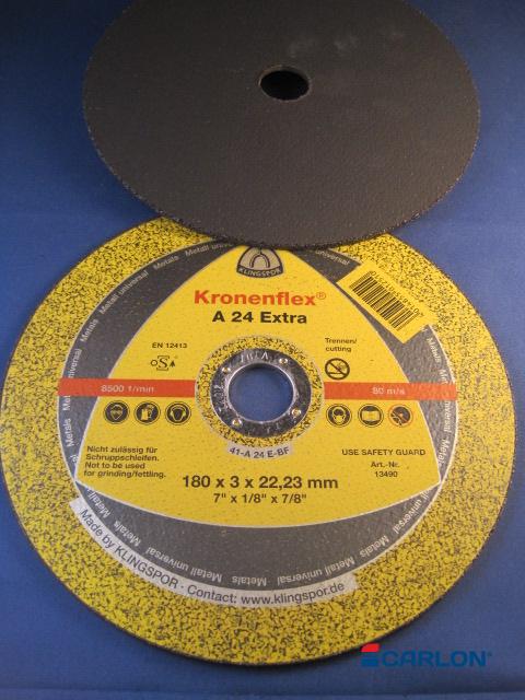 Afbraamschijf metaal 178x6x22,23mm