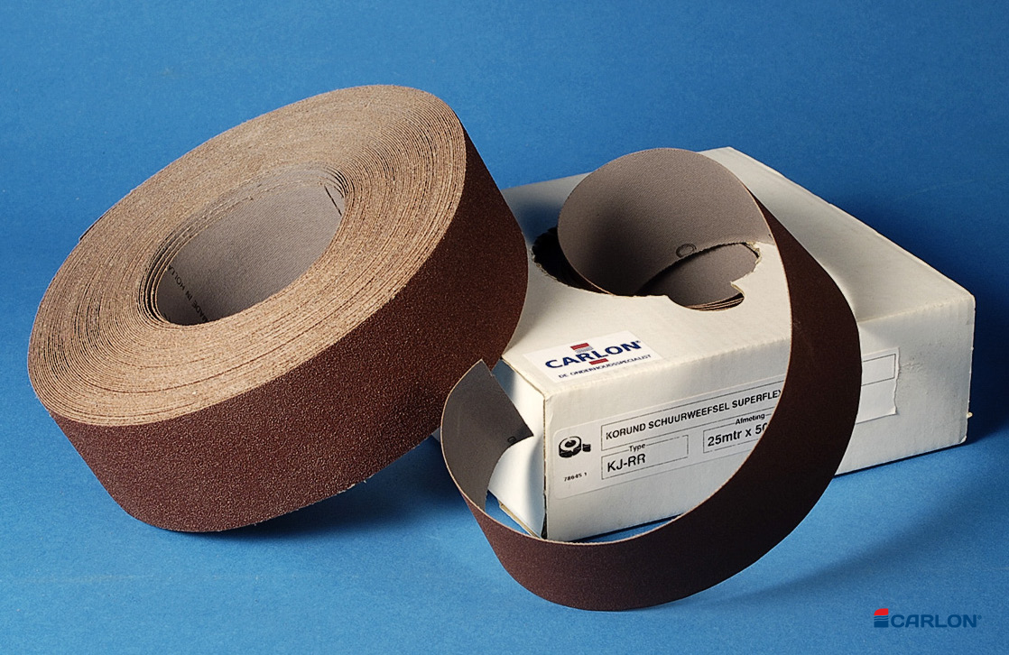 Schuurlinnen op rol k240 50mm (25m) - Afbeelding 2