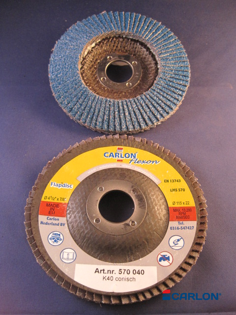 Lamellenschijf 115mm konisch Flexon Zirkon k40 - Afbeelding 5