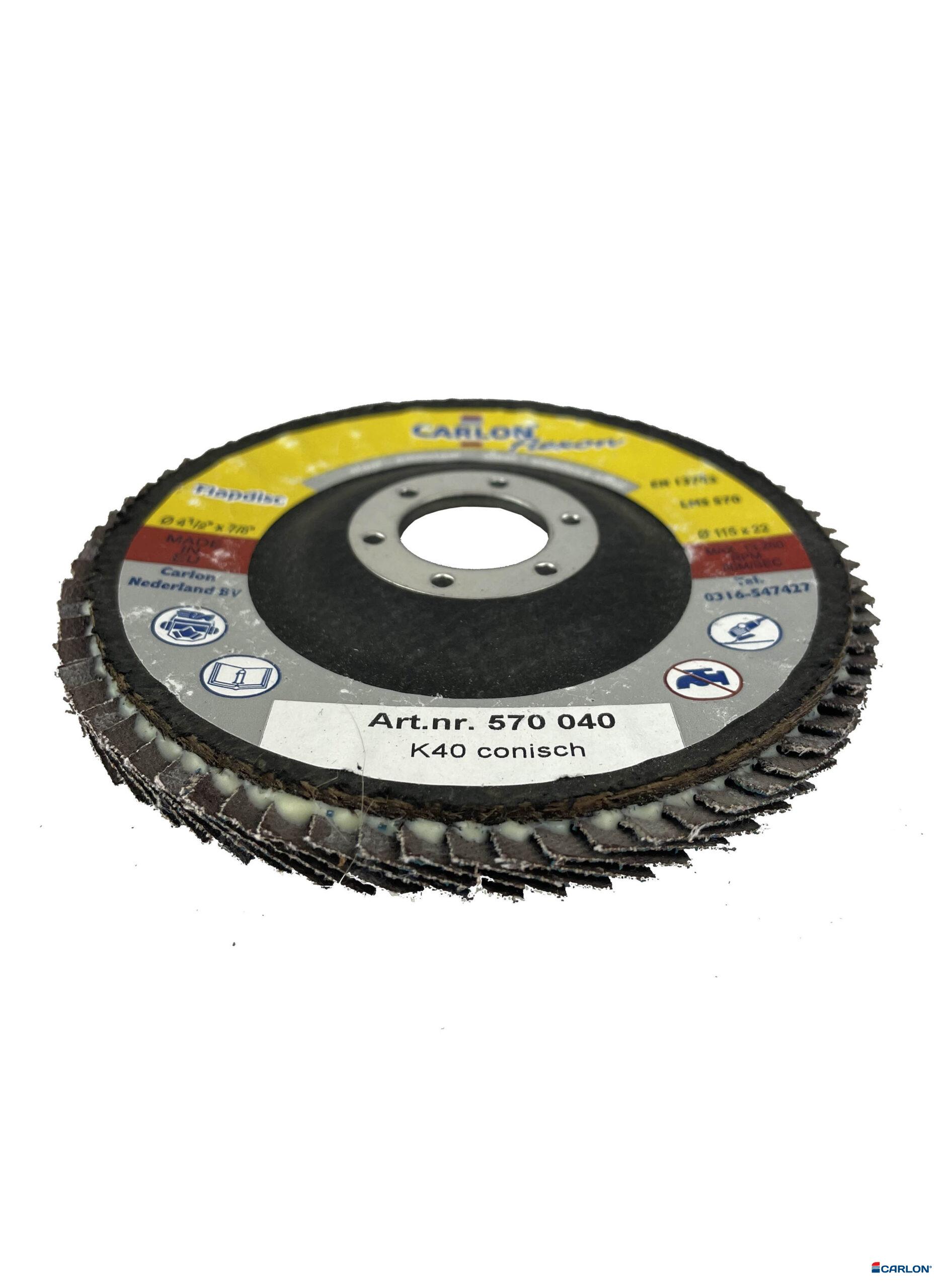 Lamellenschijf 115mm konisch Flexon Zirkon k120 - Afbeelding 4