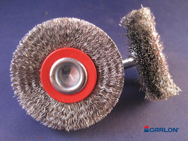 Werktuigborstel gegolfd RVS 50x10x6x0.2mm