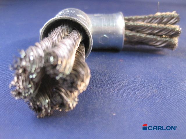 Penseelborstel getordeerd staal 23x30x6mm